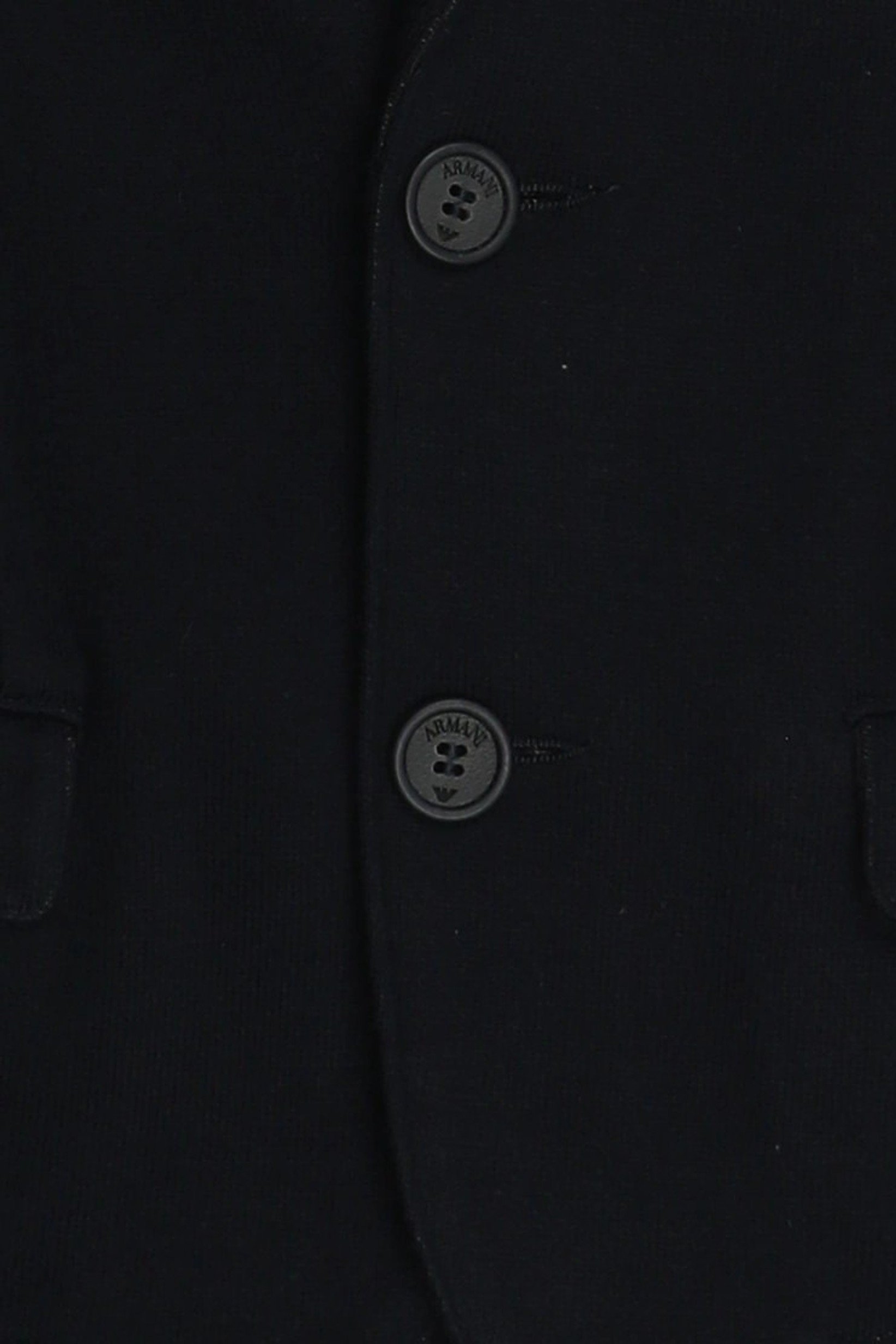 Armani Junior Kids Boy Textured Long Sleeve Casual Blazer, Navy