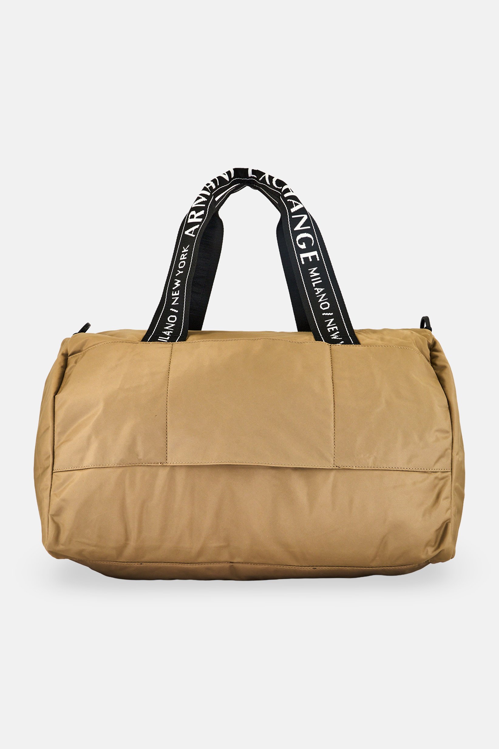 Armani Exchange Men Brand Logo Duffle Bag, Khaki