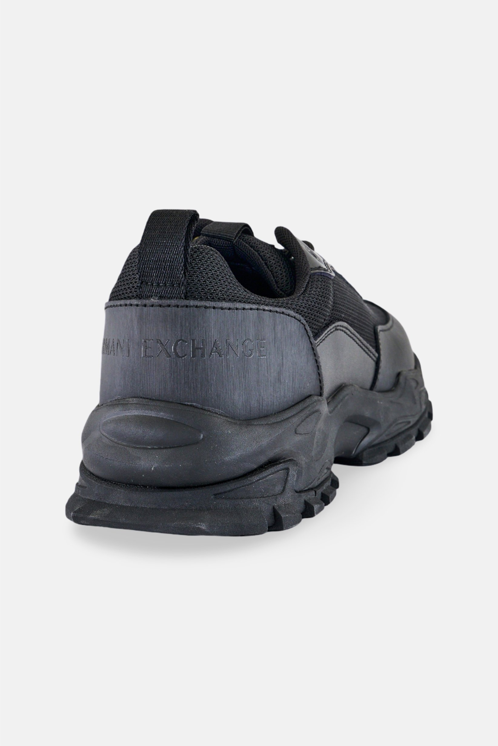 Armani Exchange Men Lace Up Casual Shoes, Black