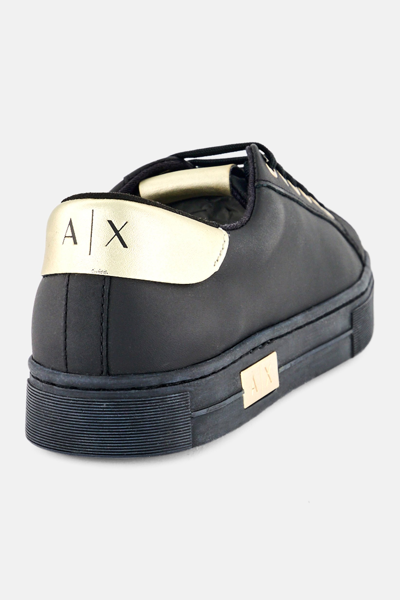 AX Armani Exchange Women Lace Up Casual Shoes, Black