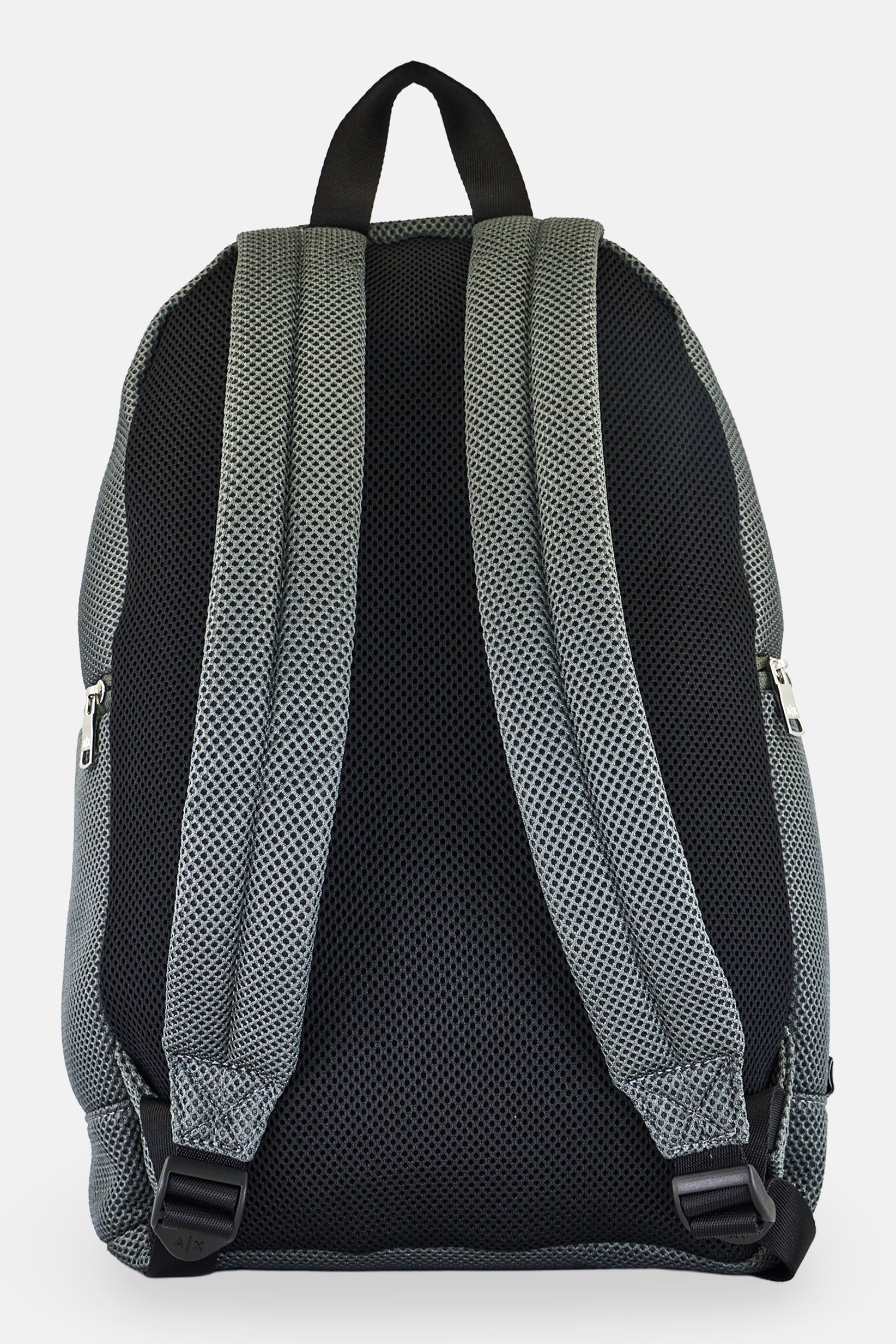 AX Armani Exchange Men Brand Logo Textured Backpack, Olive