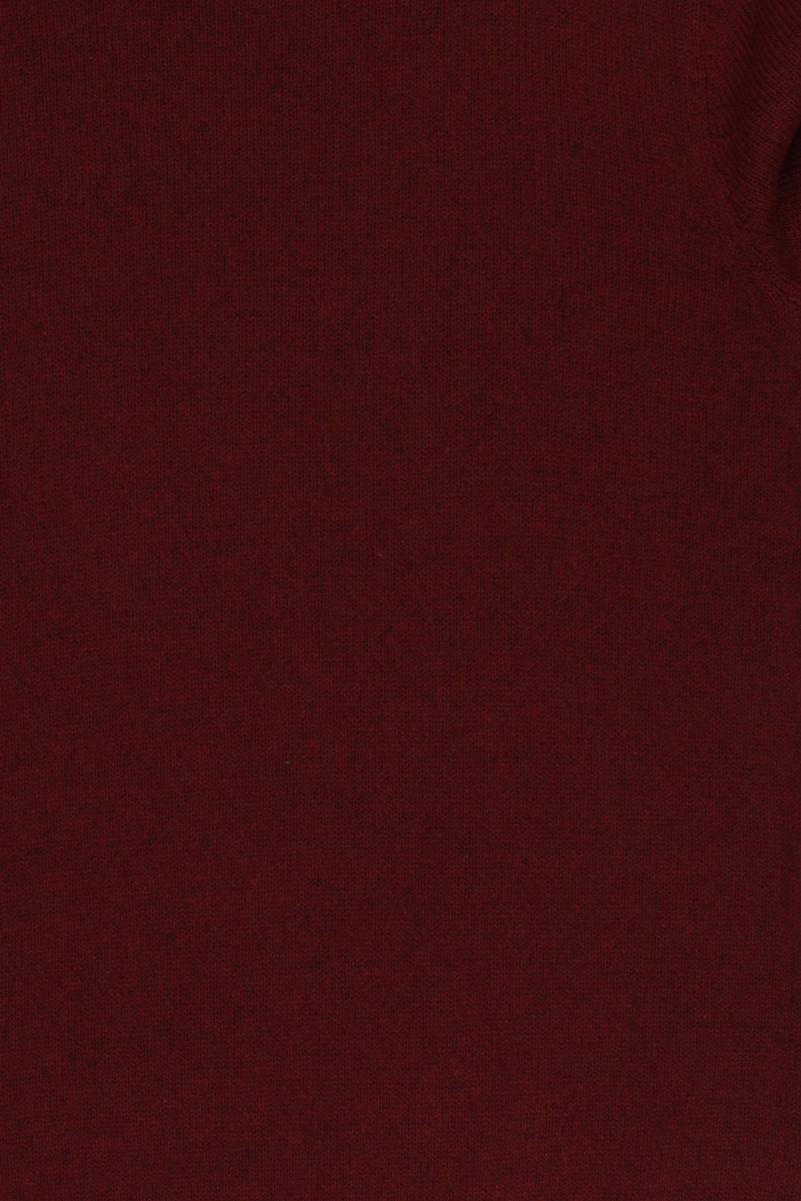 Men Crew Neck Knitted Sweater, Dark Maroon