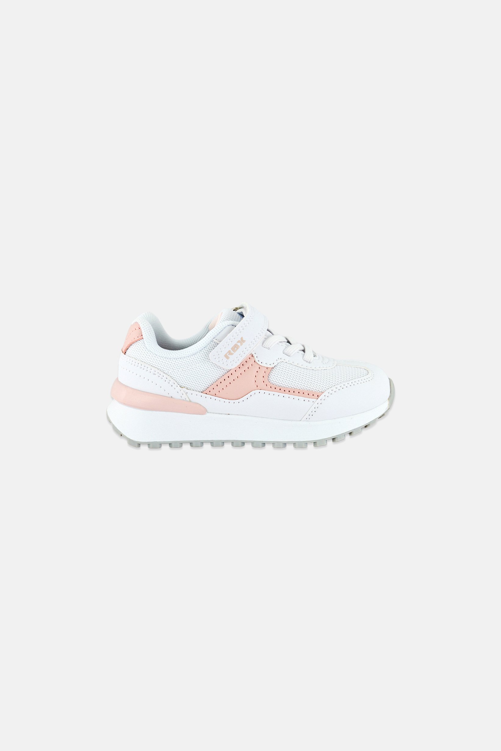 Toddlers Girl Velcro Closure Outdoor Shoes, White