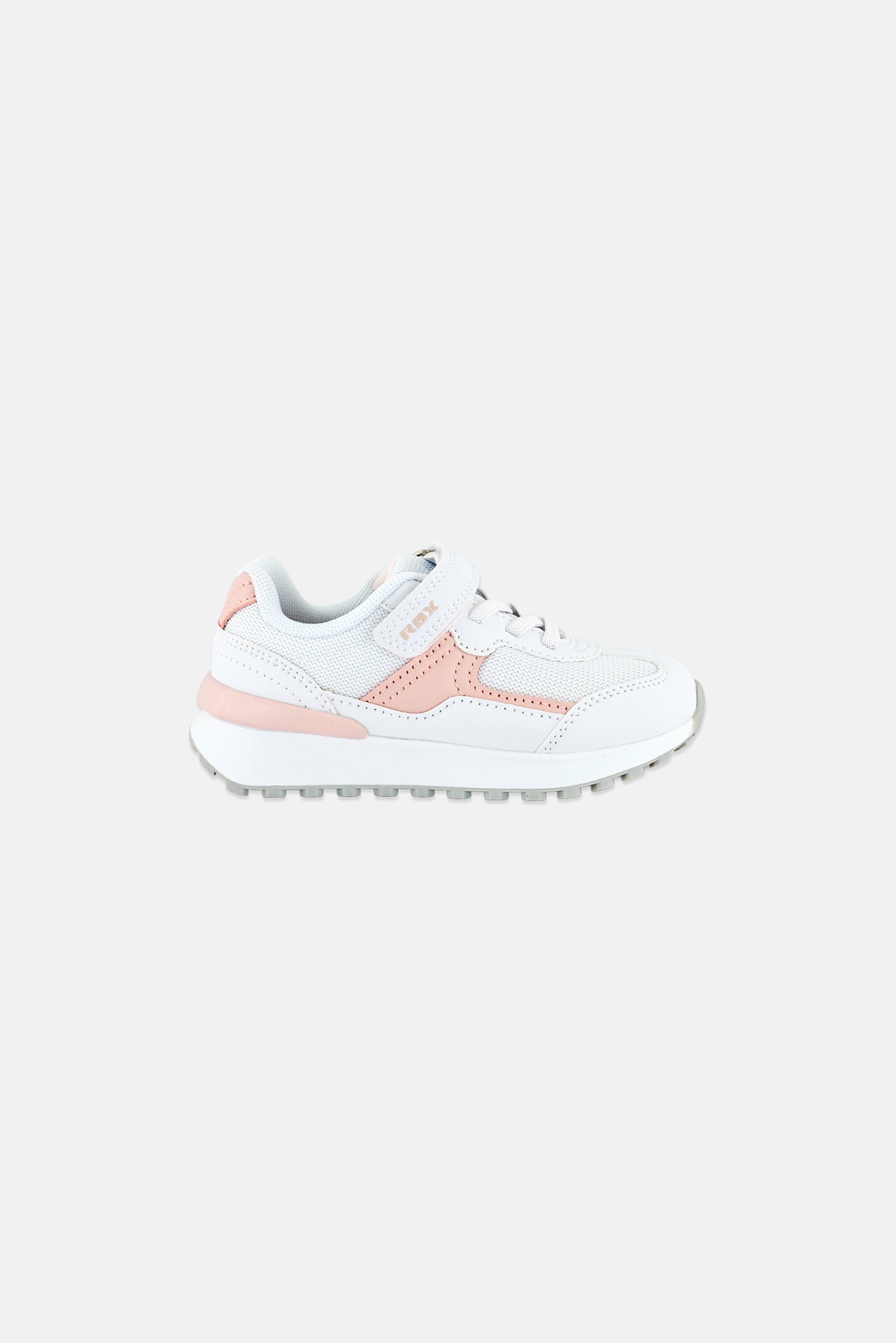 Kids Girl Velcro Closure Outdoor Shoes, White