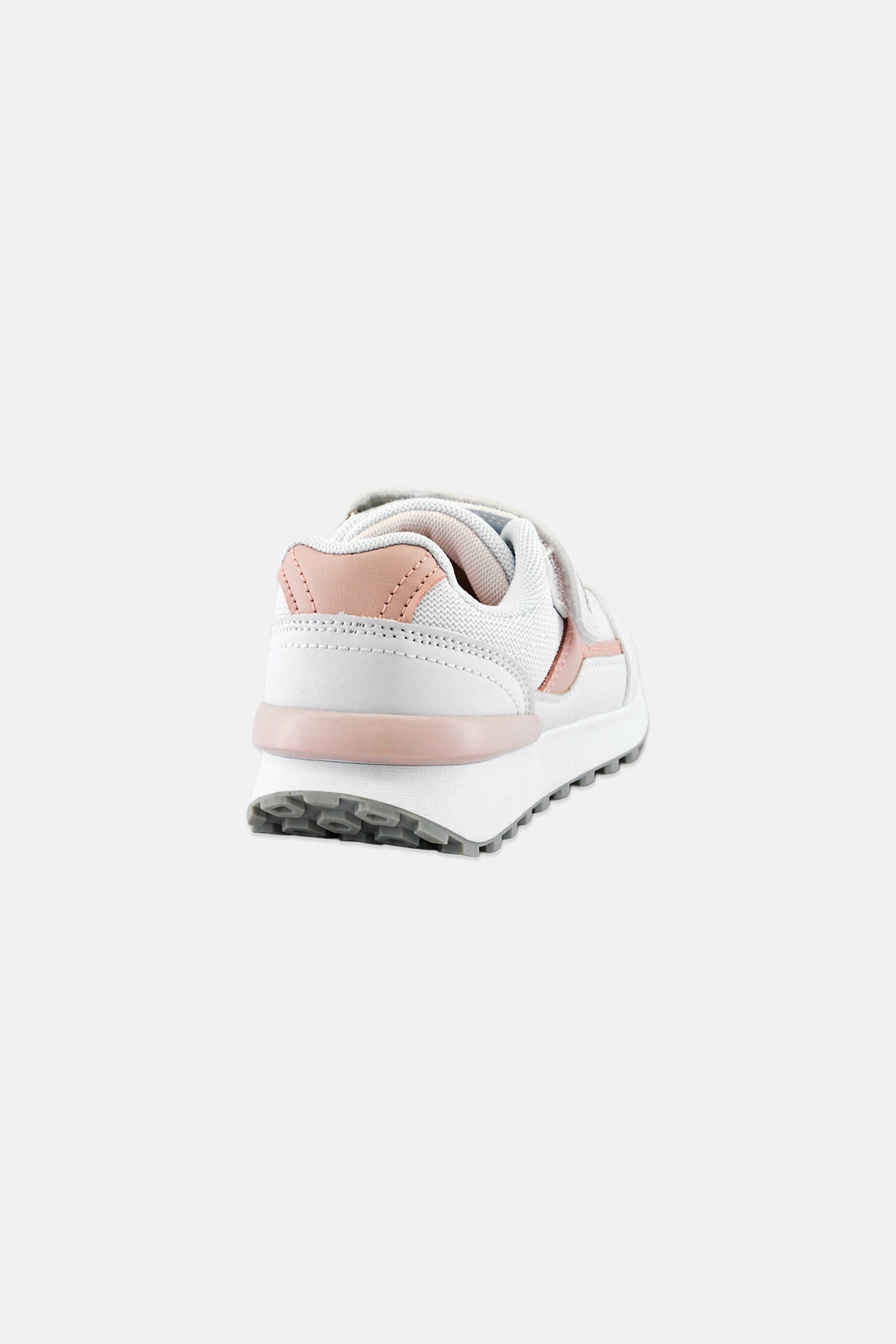 Kids Girls Velcro Closure Outdoor Shoes, White