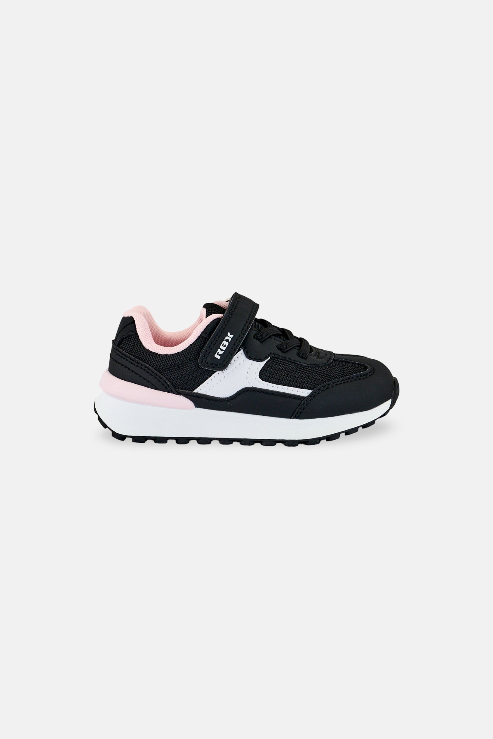 Toddlers Girl Velcro Closure Outdoor Shoes, Black