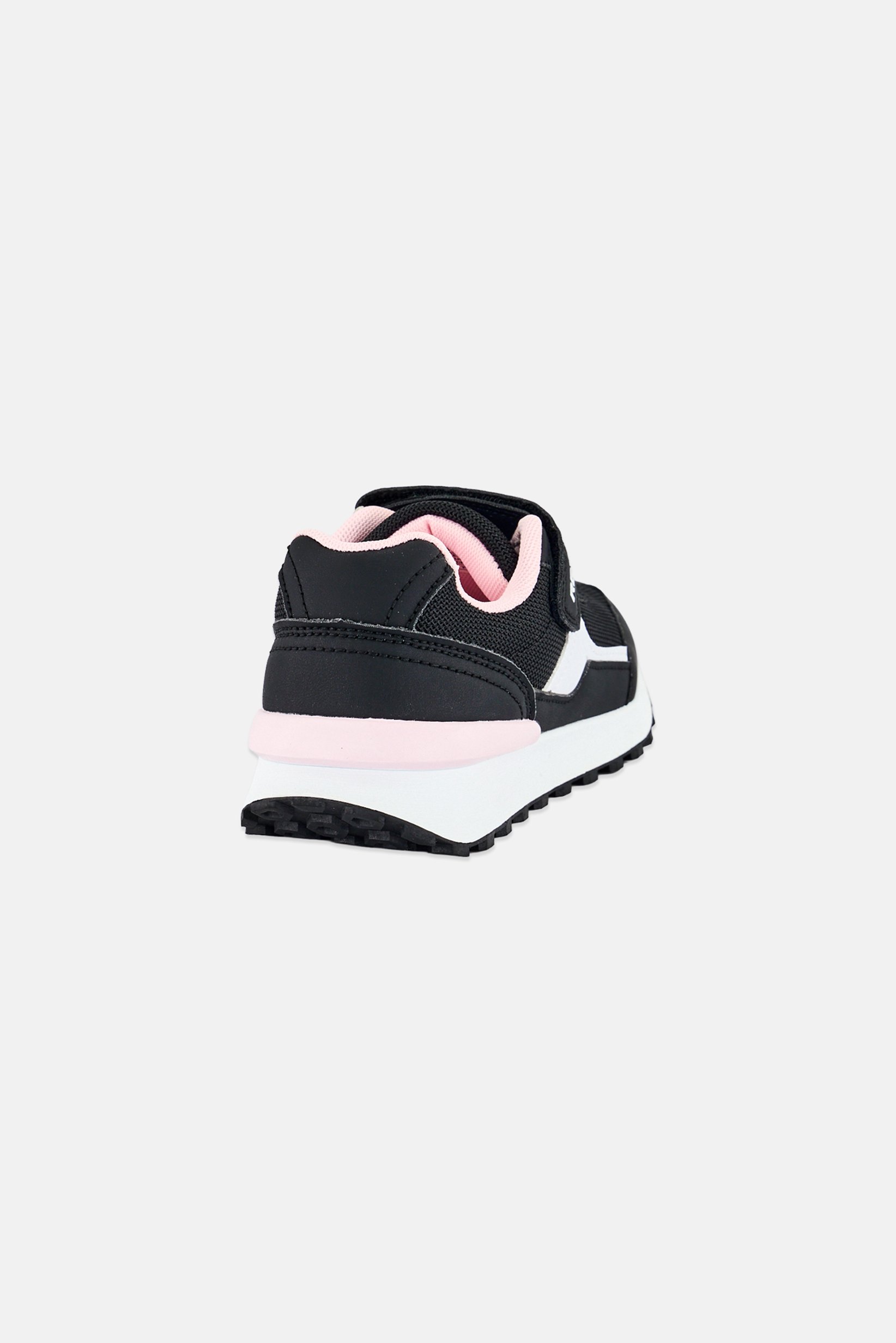 Kids Girl Velcro Closure Outdoor Shoes, Black
