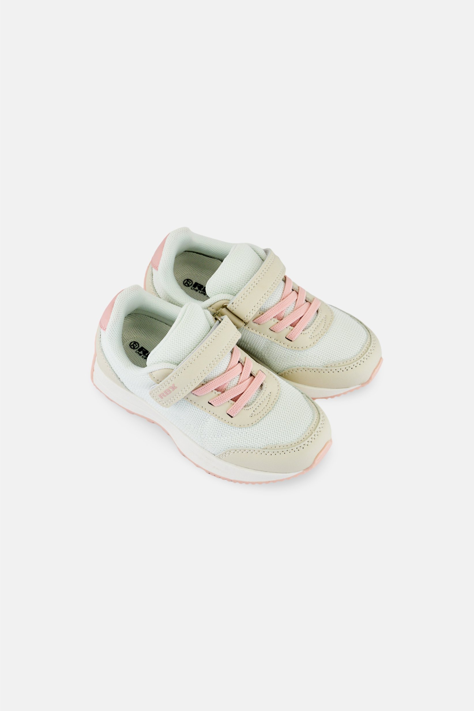 Toddlers Girl Velcro Closure Outdoor Shoes, Multicolor