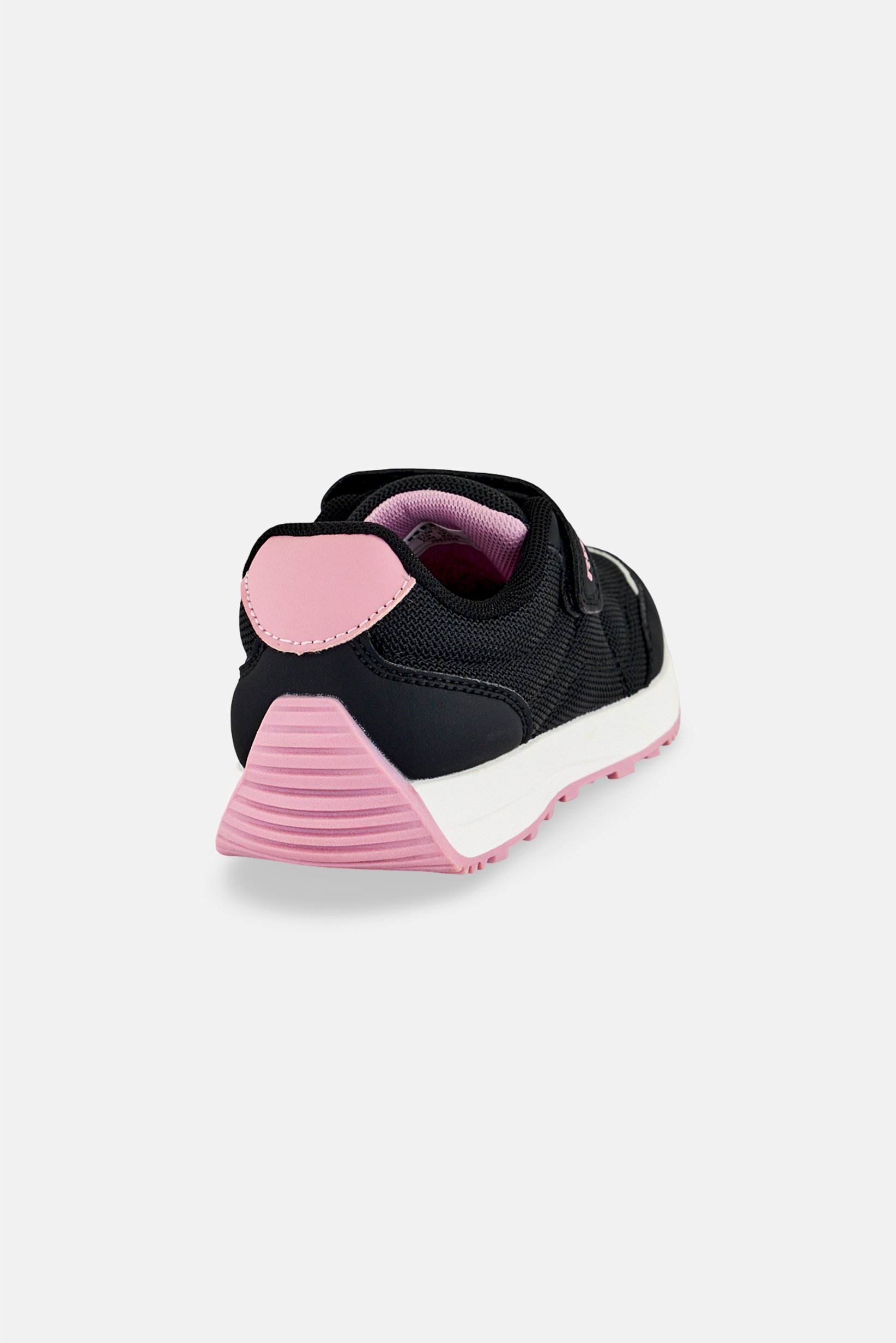 Kids Girl Velcro Closure Outdoor Shoes, Black