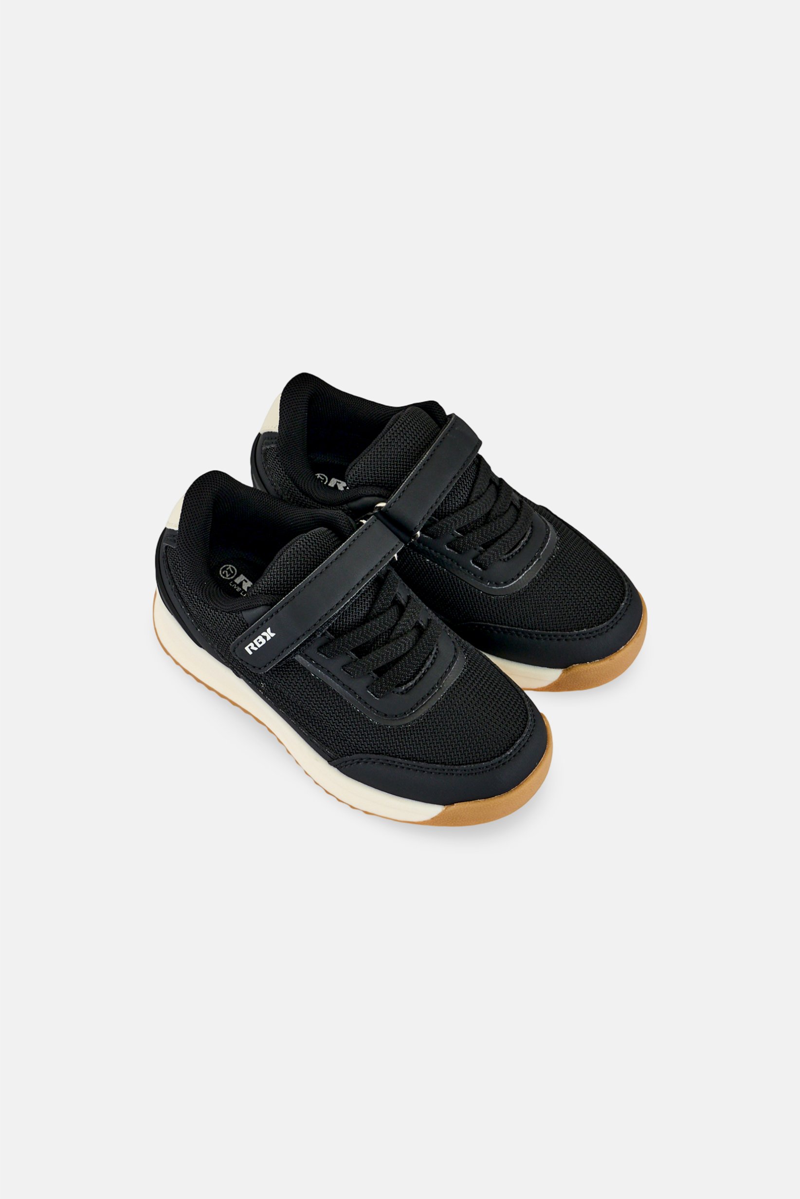 Toddlers Boy Velcro Closure Outdoor Shoes, Black