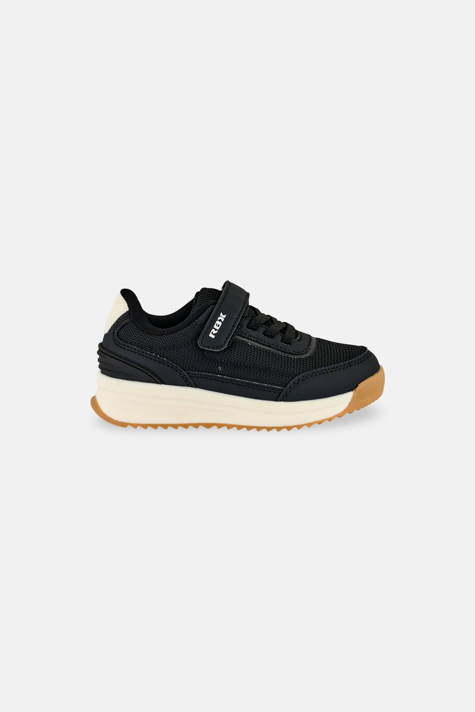Toddlers Boy Velcro Closure Outdoor Shoes, Black
