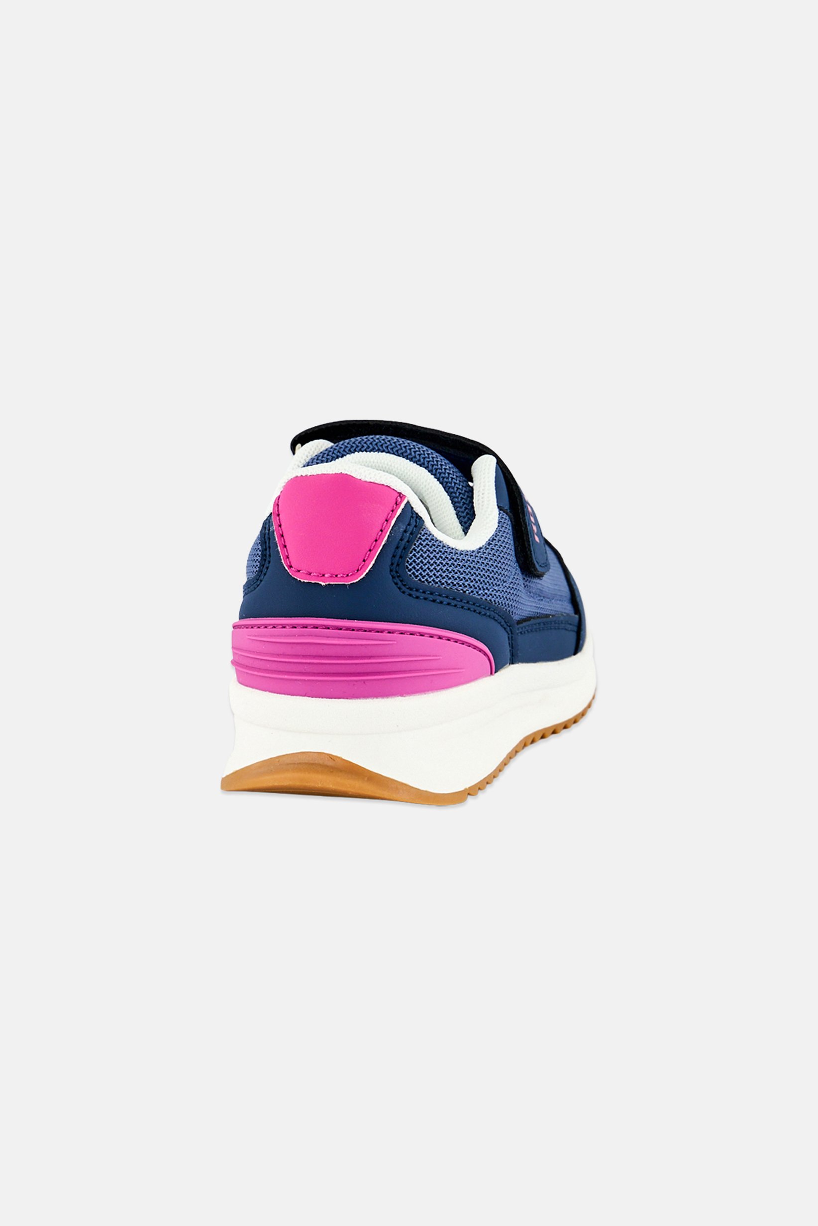 Kids Girl Velcro Closure Outdoor Shoes, Navy
