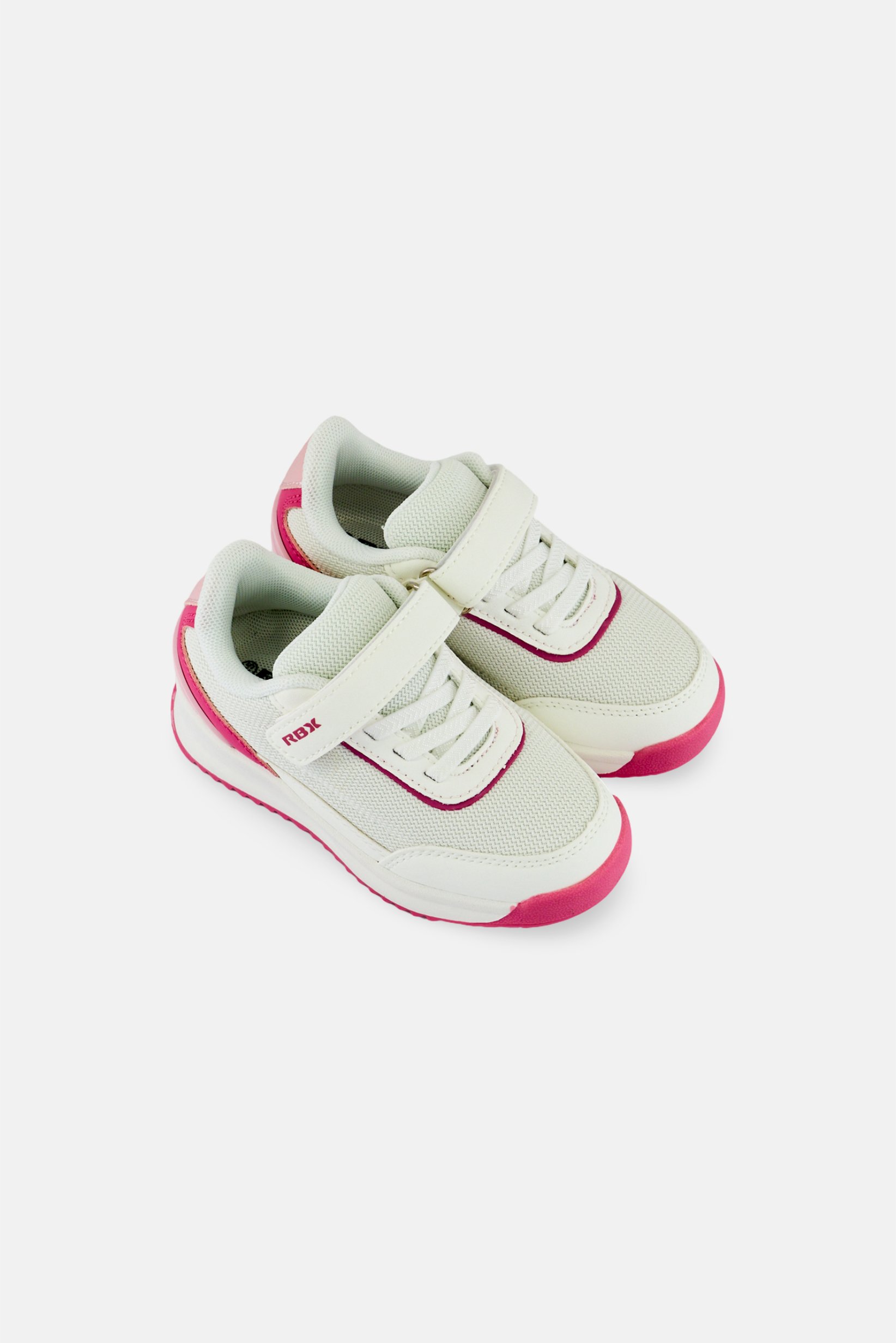 Toddlers Girl Velcro Closure Outdoor Shoes, Multicolor