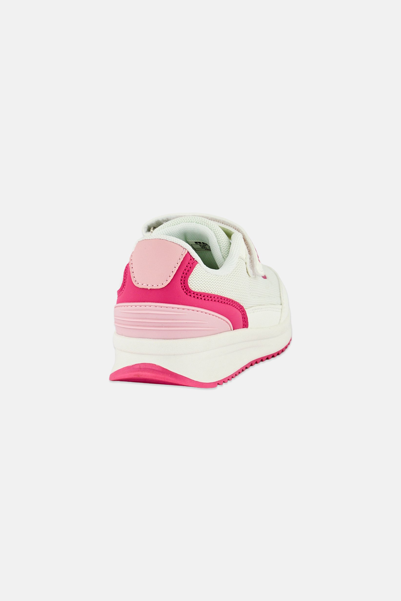 Kids Girl Velcro Closure Outdoor Shoes, White