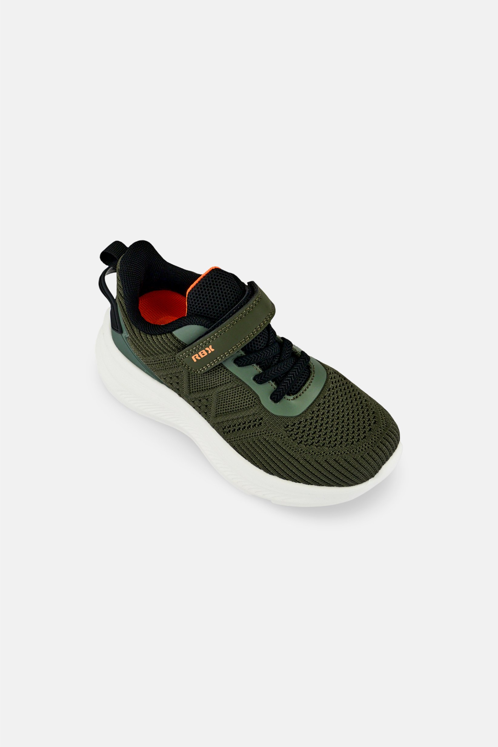 Kids Boy Velcro Closure Outdoor Shoes, Olive