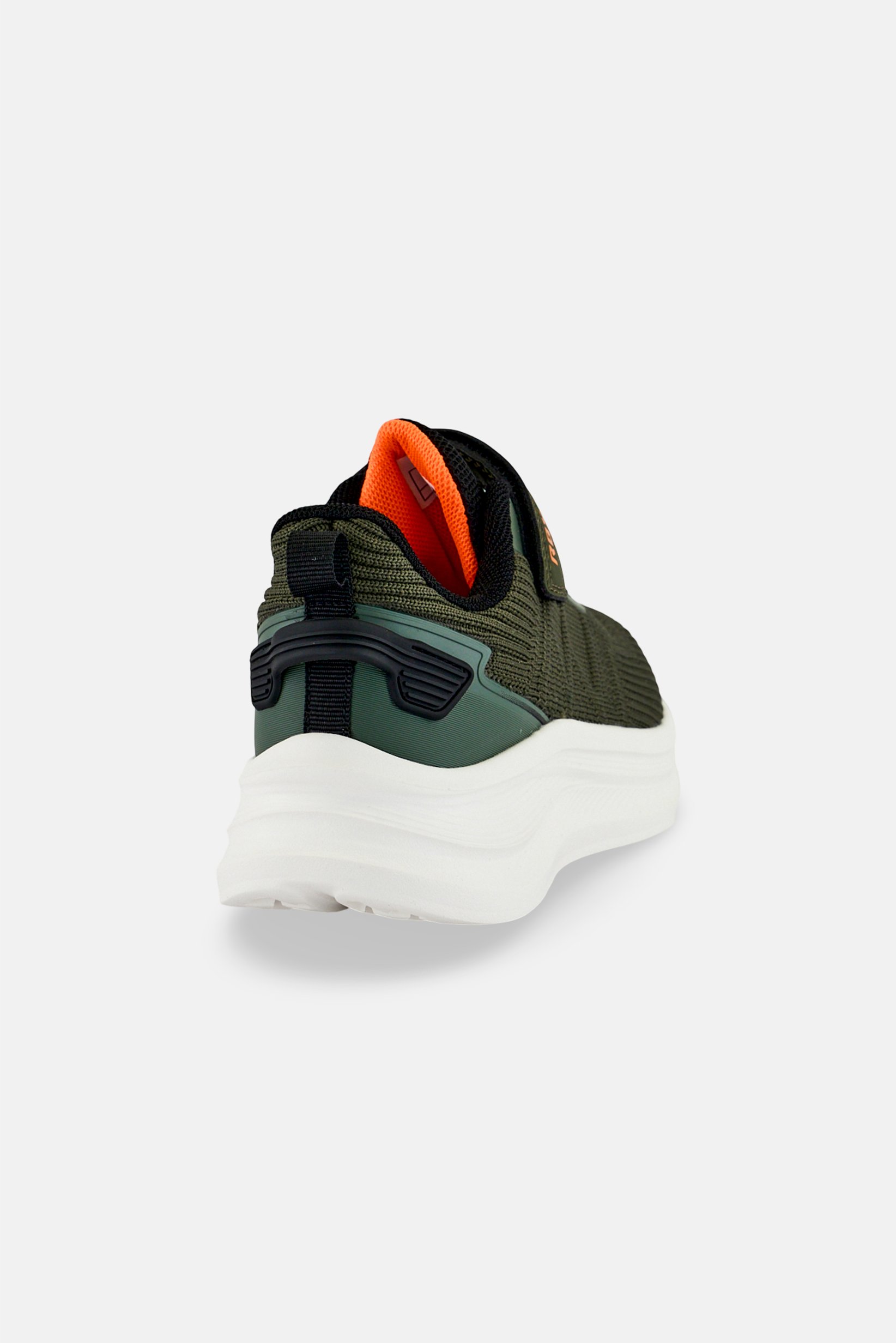 Kids Boy Velcro Closure Outdoor Shoes, Olive