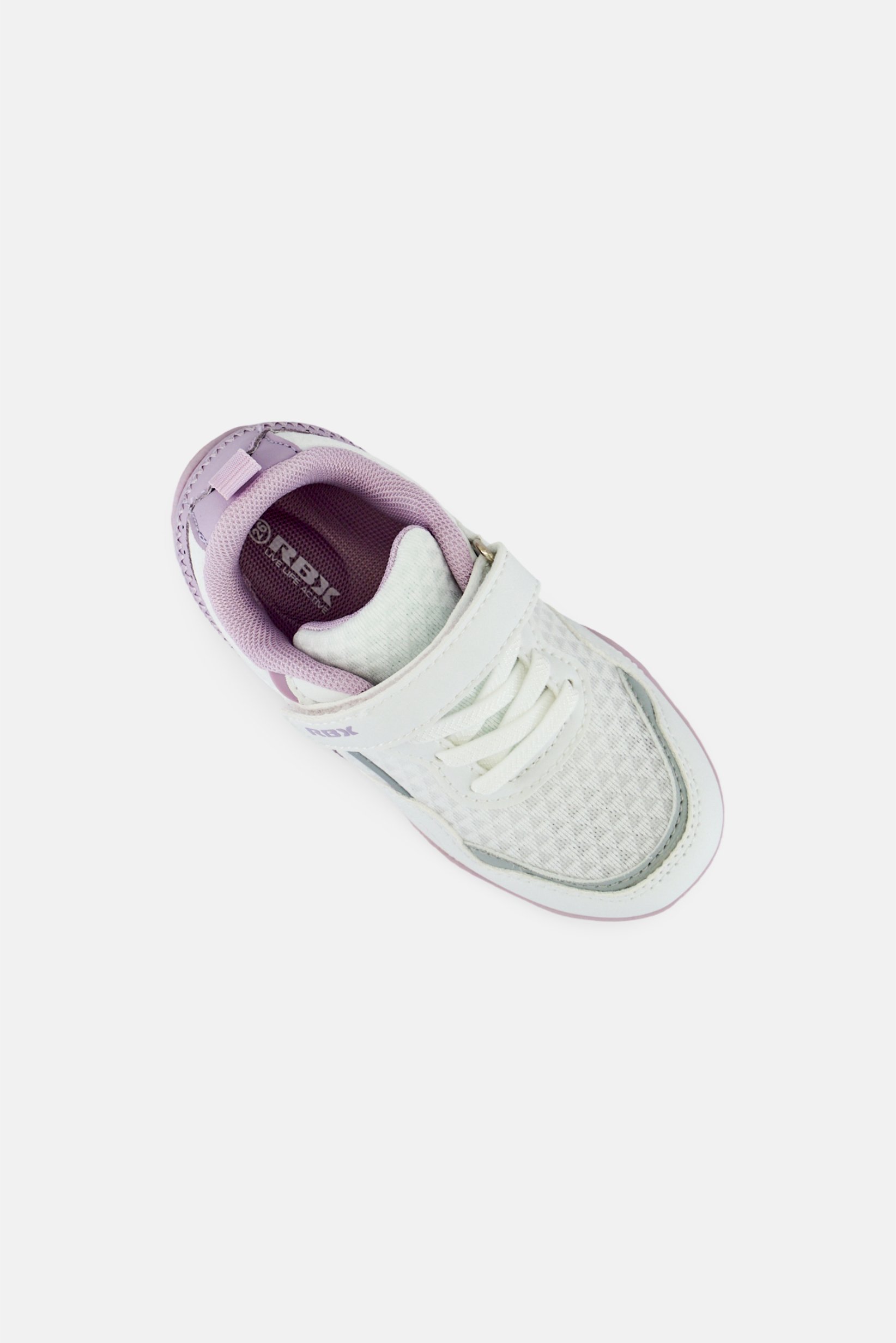 Kids Girl Velcro Closure Running Shoes, Multicolor