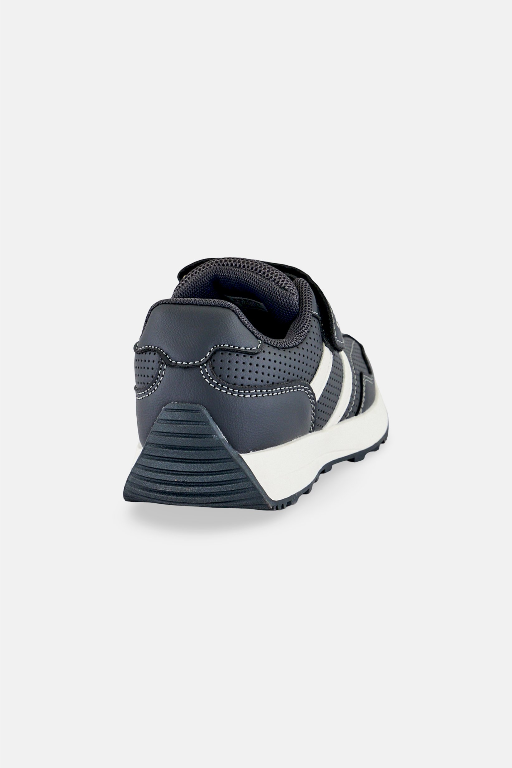 Kids Boy Velcro Closure Outdoor Shoes, Grey