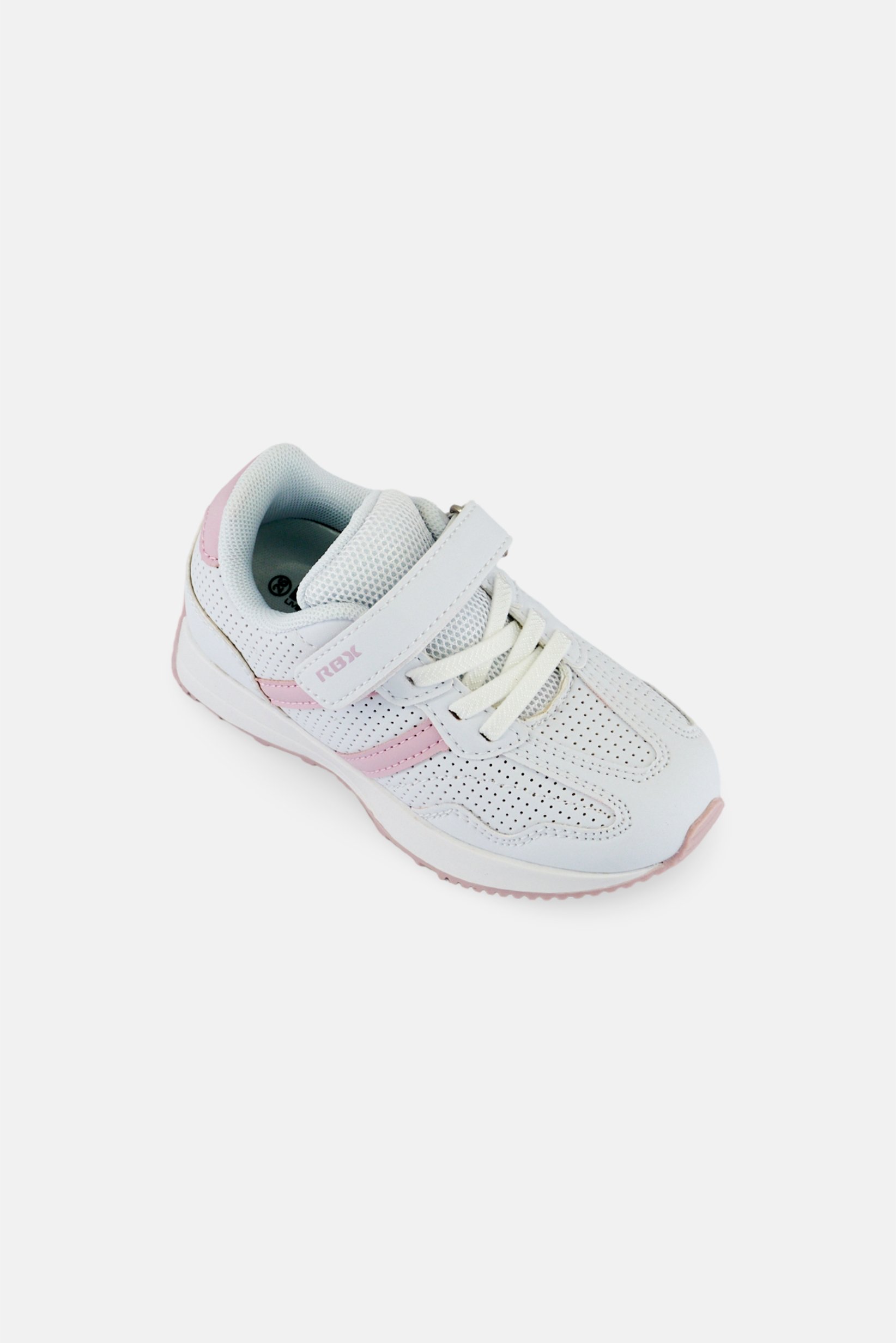 Toddlers Girl Velcro Closure Running Shoes, Multicolor