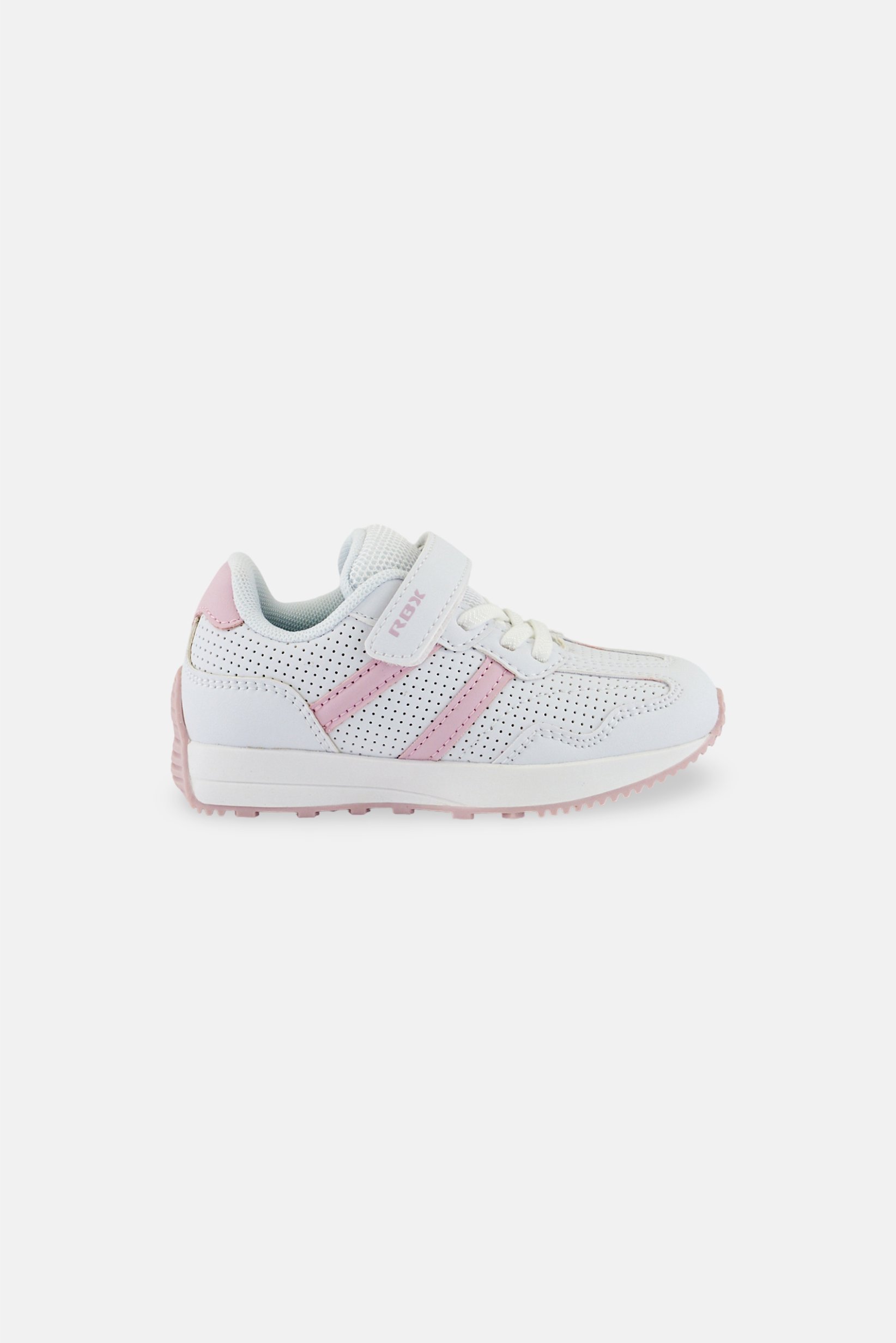 Toddlers Girl Velcro Closure Running Shoes, Multicolor