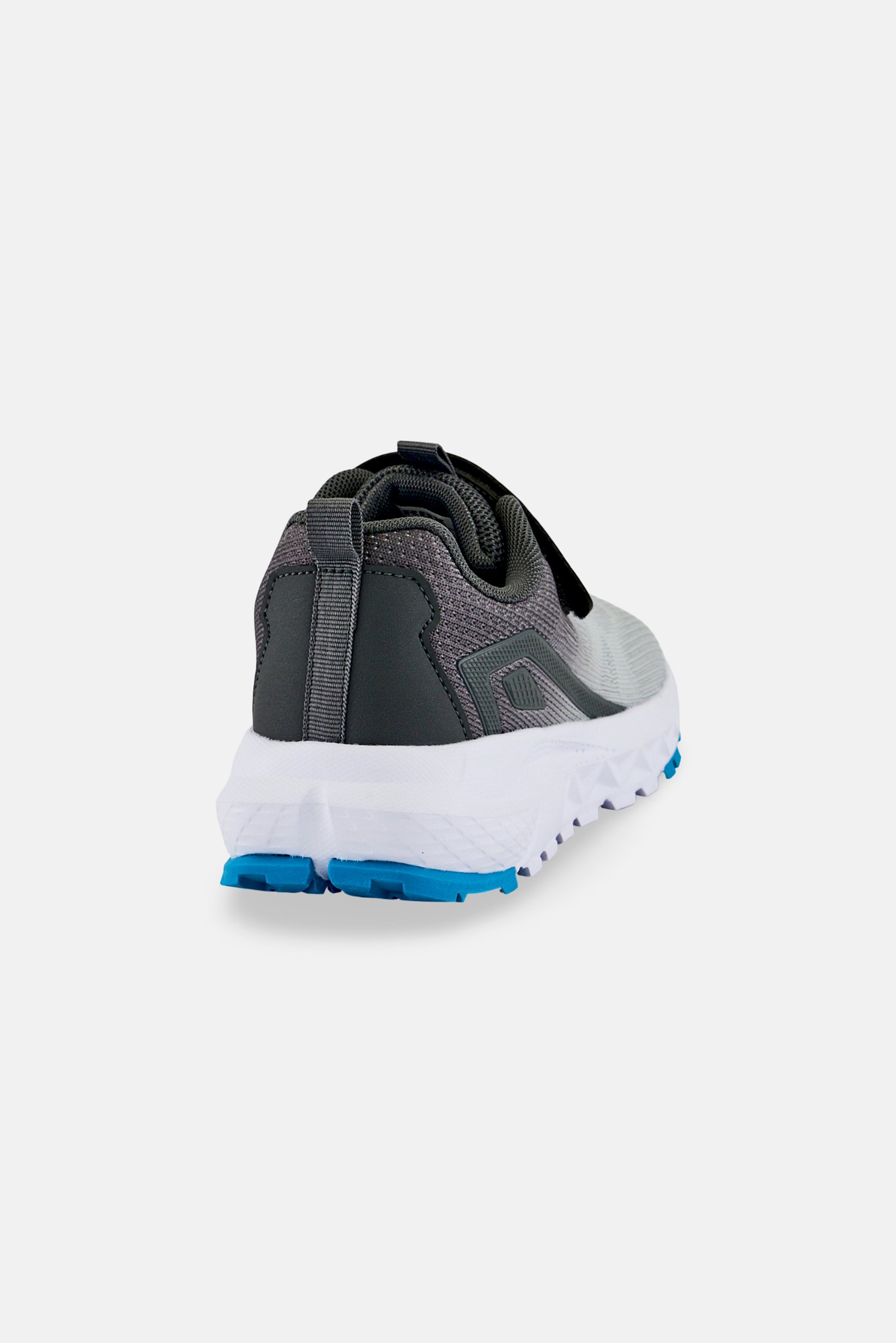 Kids Boy Velcro Closure Running Shoes, Grey