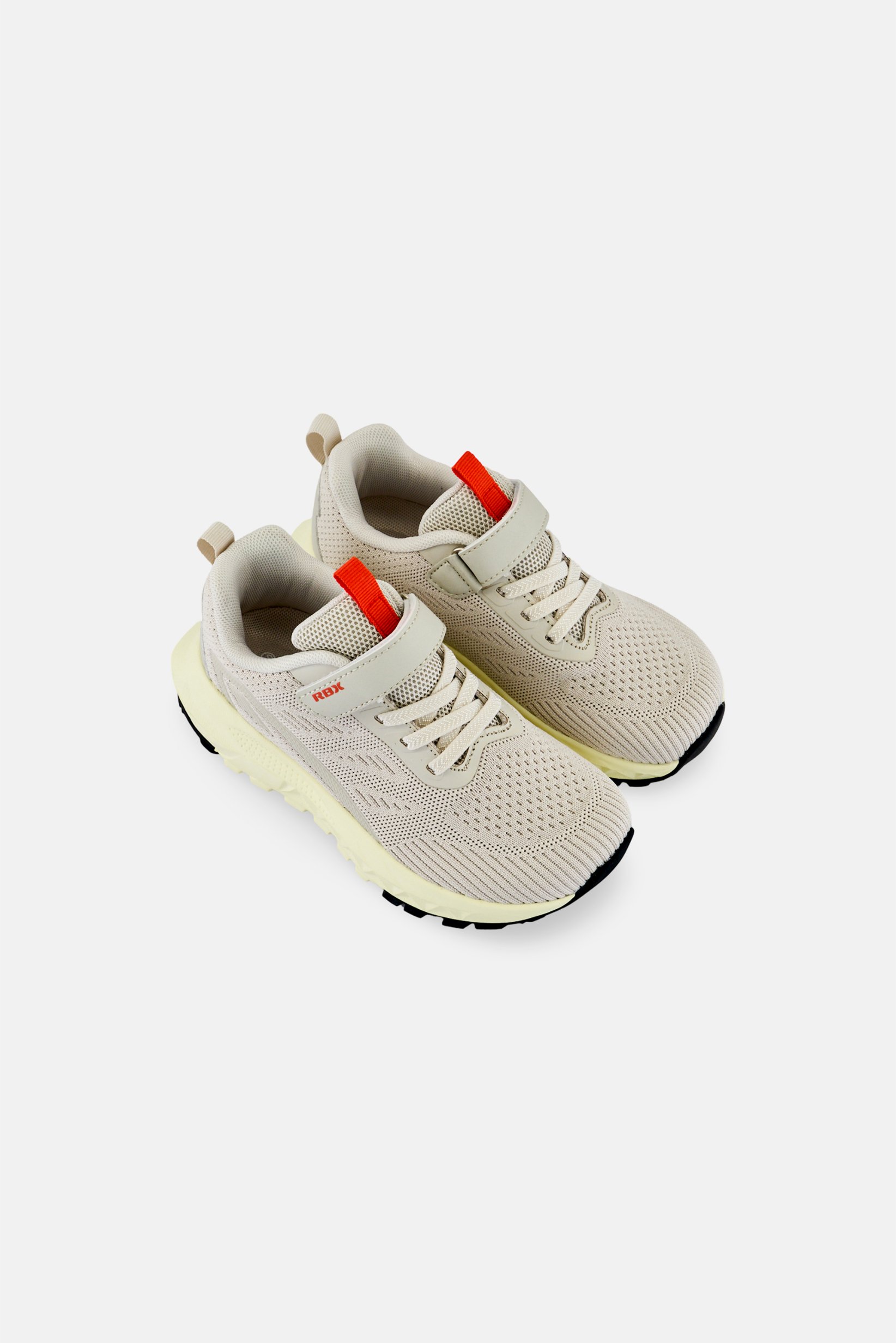 Kids Boy Velcro Closure Running Shoes, Beige