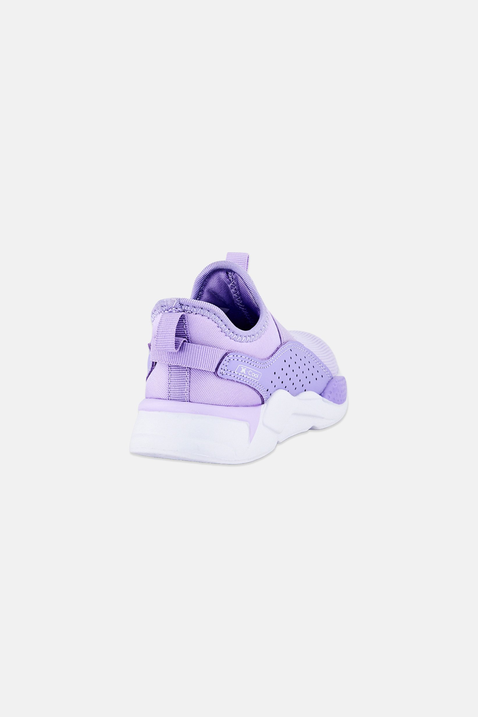 Toddlers Girl Slip On Running Shoes, Purple