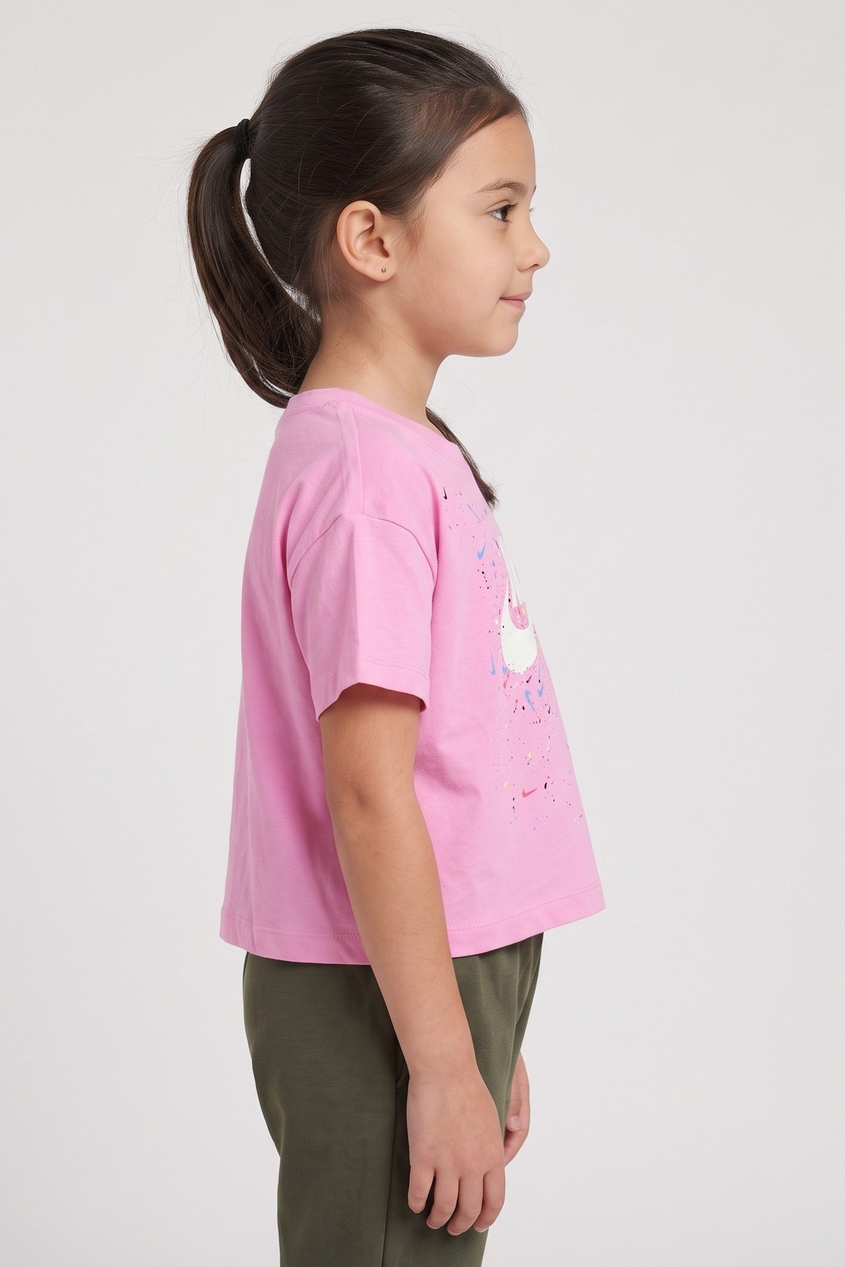 Kids Girl   Short Sleeve Outdoor Top, Pink