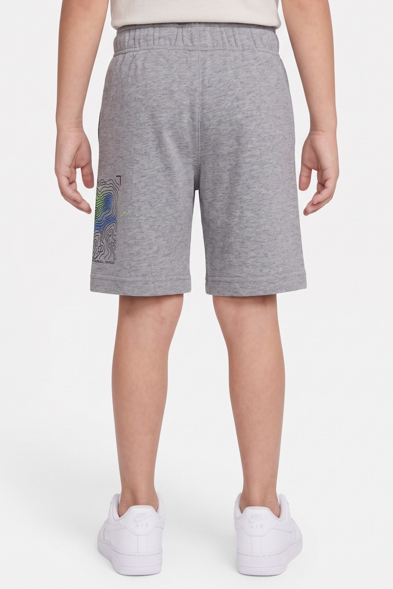 Toddlers Boy Sportswear Fit Outdoor Shorts, Grey