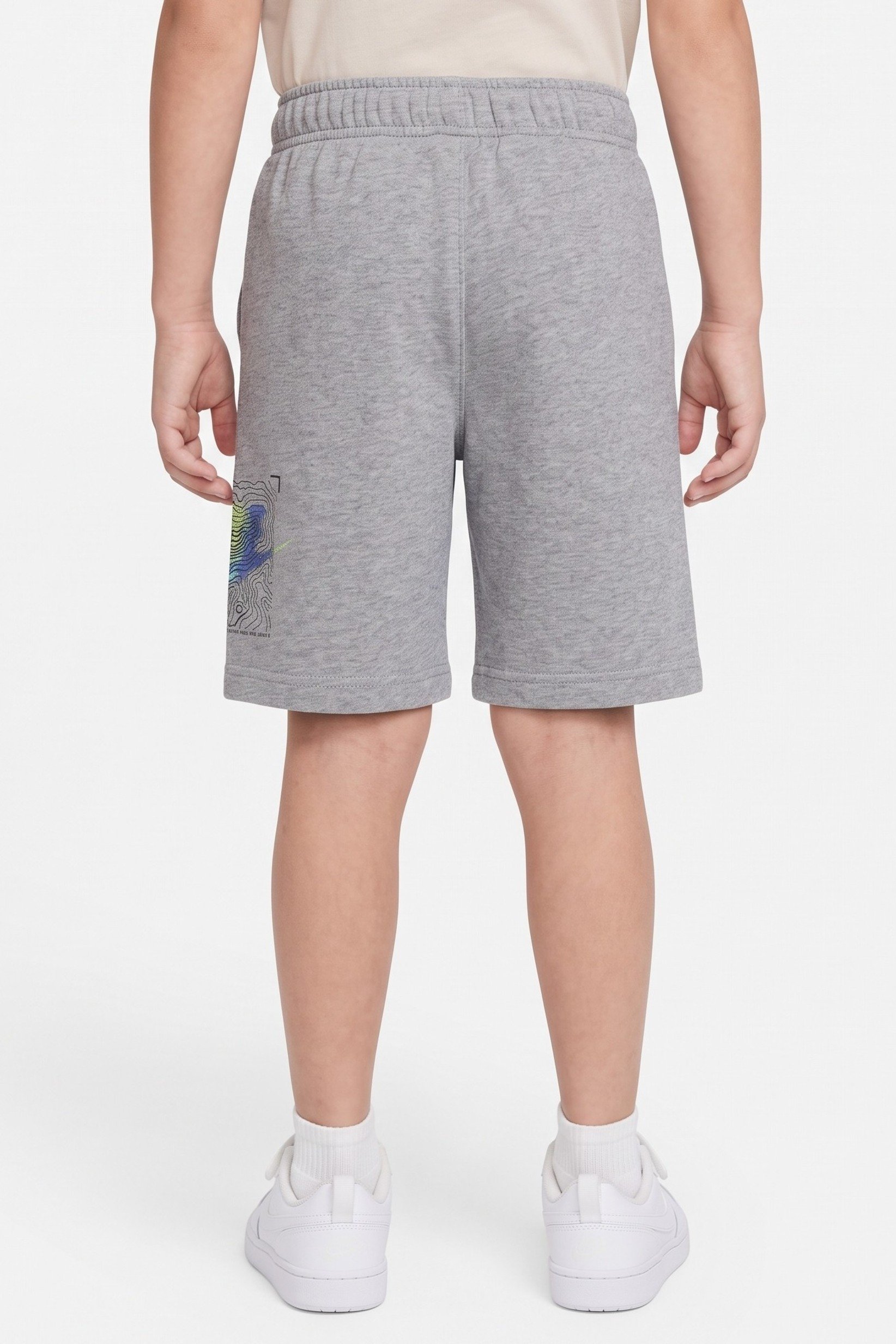 Kids Boy Sportswear Fit Outdoor Shorts, Grey