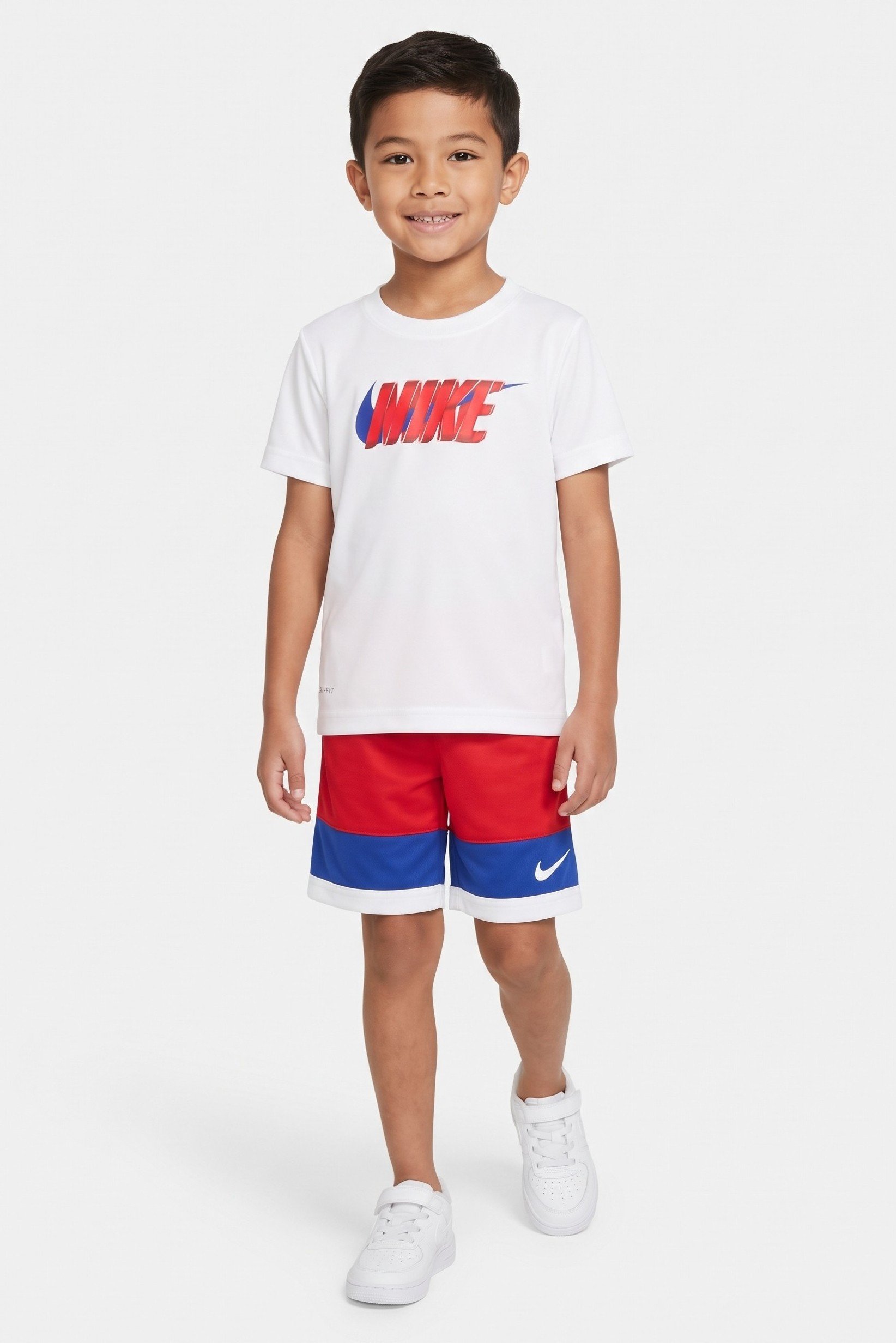 Toddlers Boy 2 Pieces Dri Fit T-Shirt And Shorts Set, Multicolor