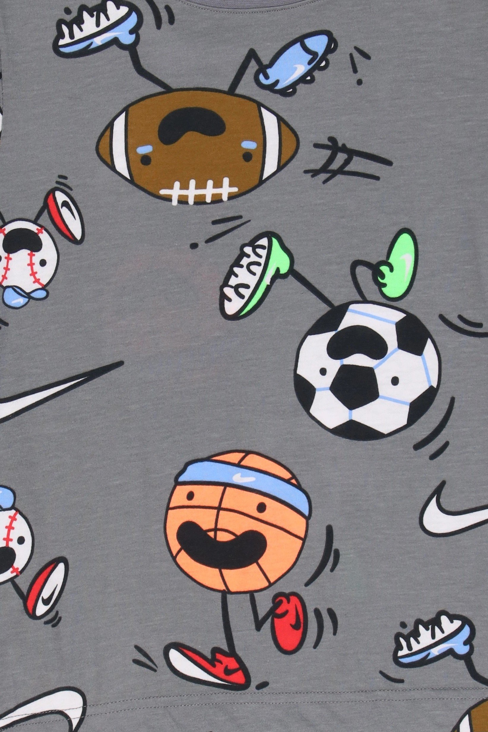 Kids Boy Sportswear Fit Short Sleeve Outdoor T-Shirt, Multicolor