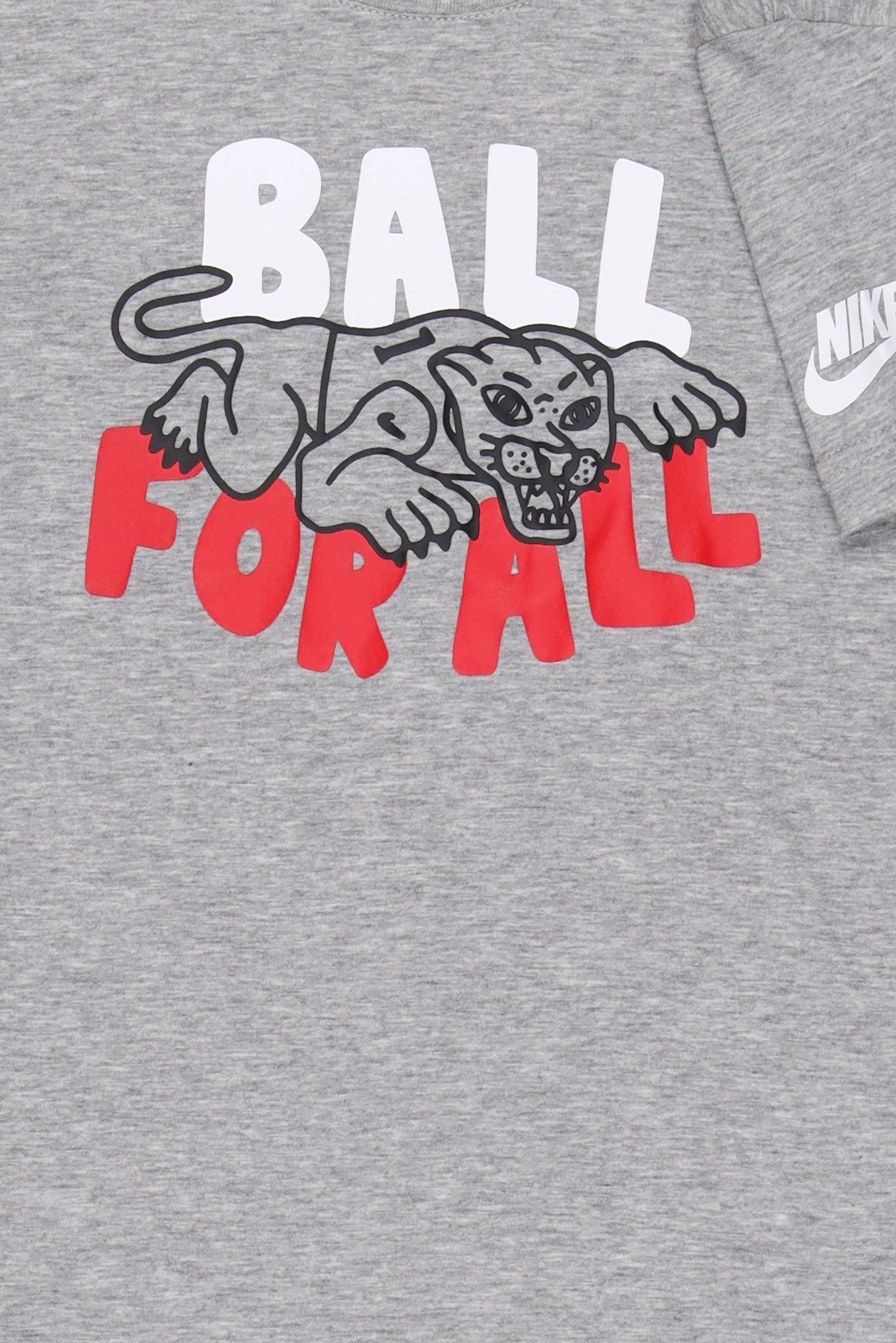 Kids Boy Sportswear Fit Short Sleeve Outdoor T-Shirt, Grey