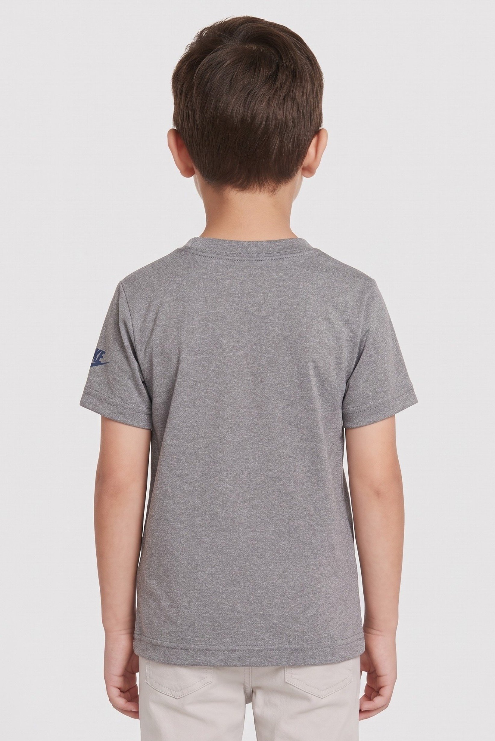 Toddlers Boy Short Sleeve Camouflage Outdoor T-Shirt, Grey
