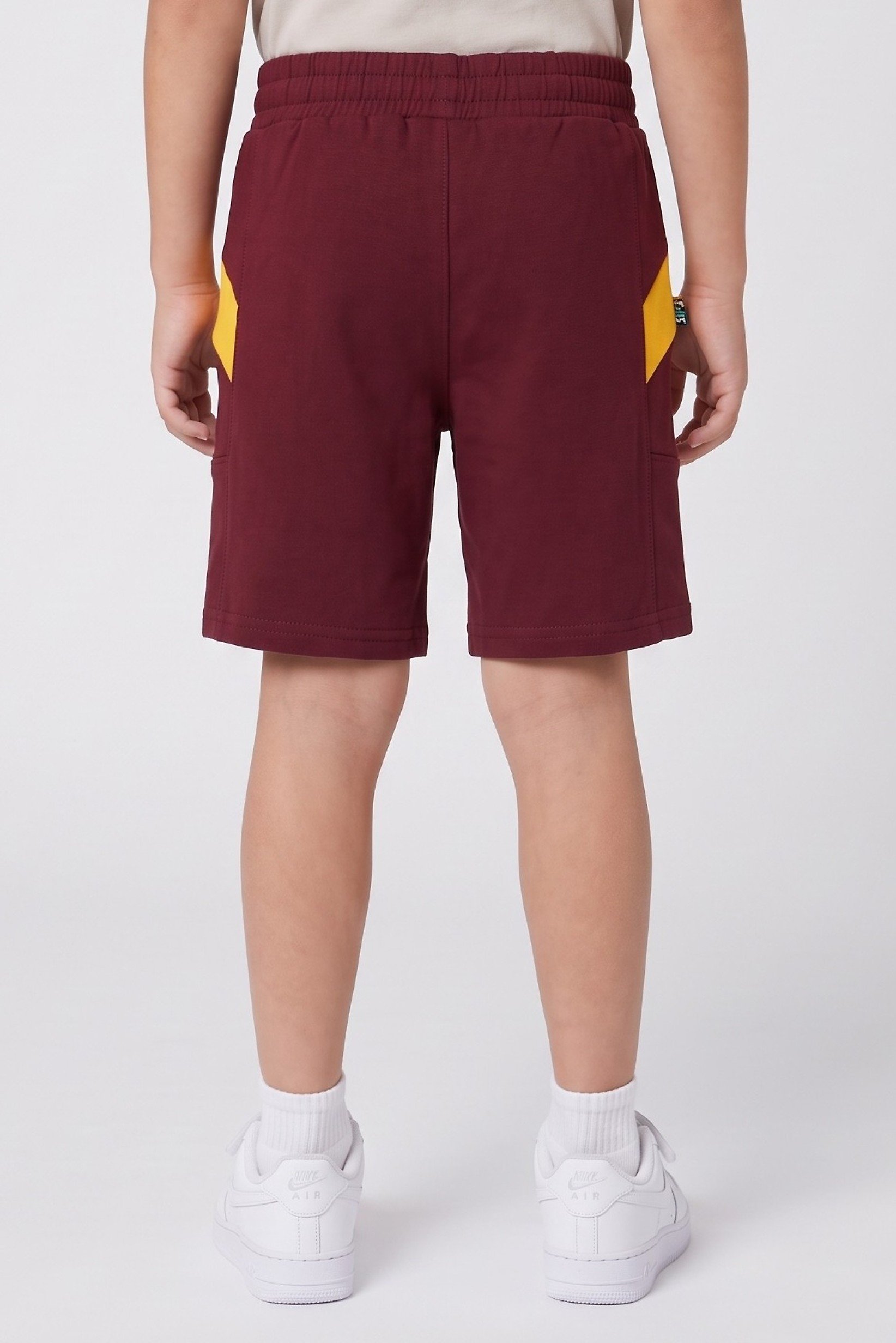 Toddlers Boy Sportswear Fit Outdoor Shorts, Maroon
