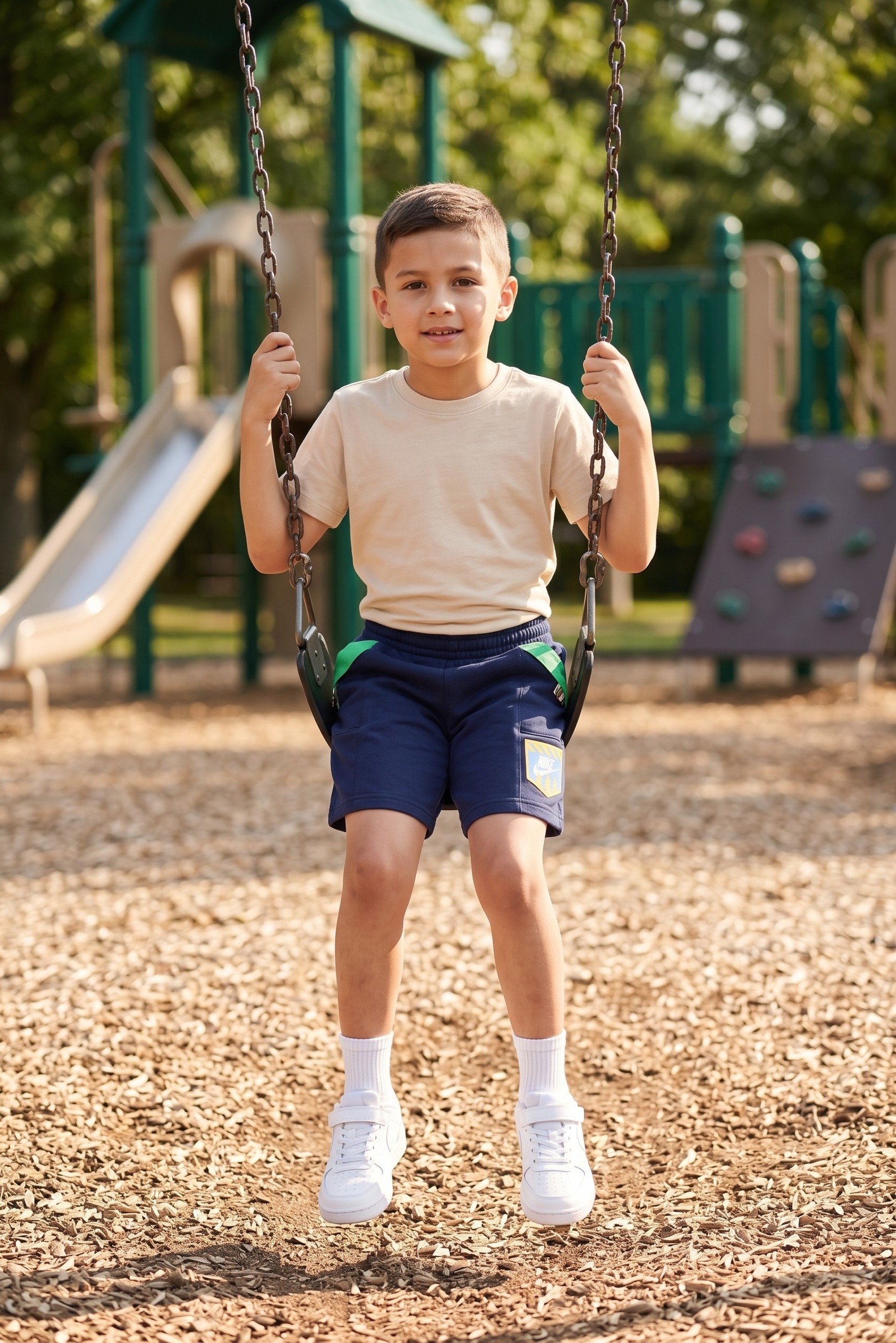 Toddlers  Boy Sportswear Fit Outdoor Shorts, Navy