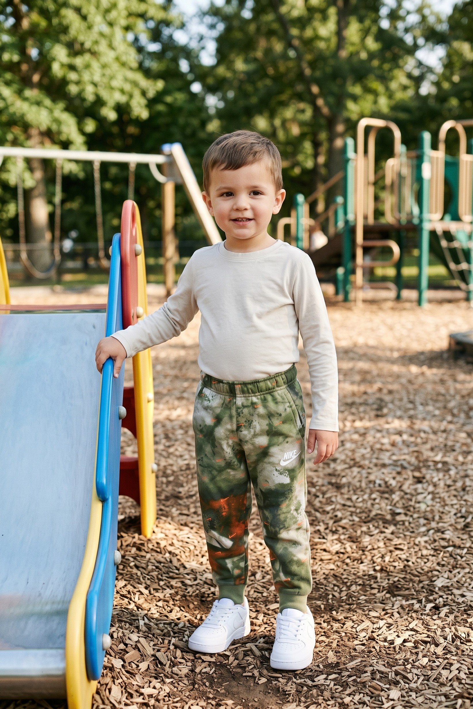 Toddlers Boy Camouflage Jogger Pants, Multicolor