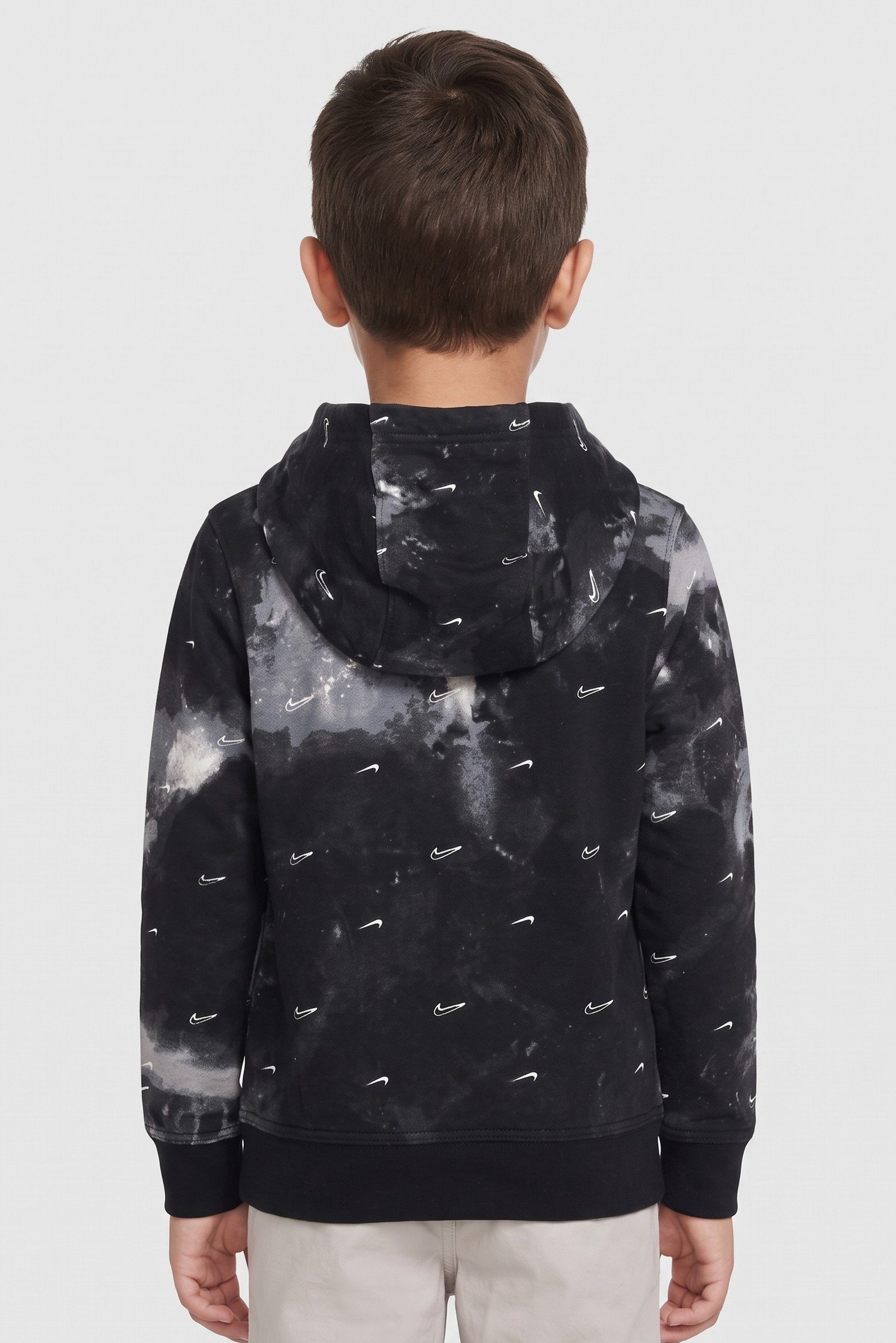 Toddlers Boy Sportswear Fit Long Sleeve Hoodie, Camouflage