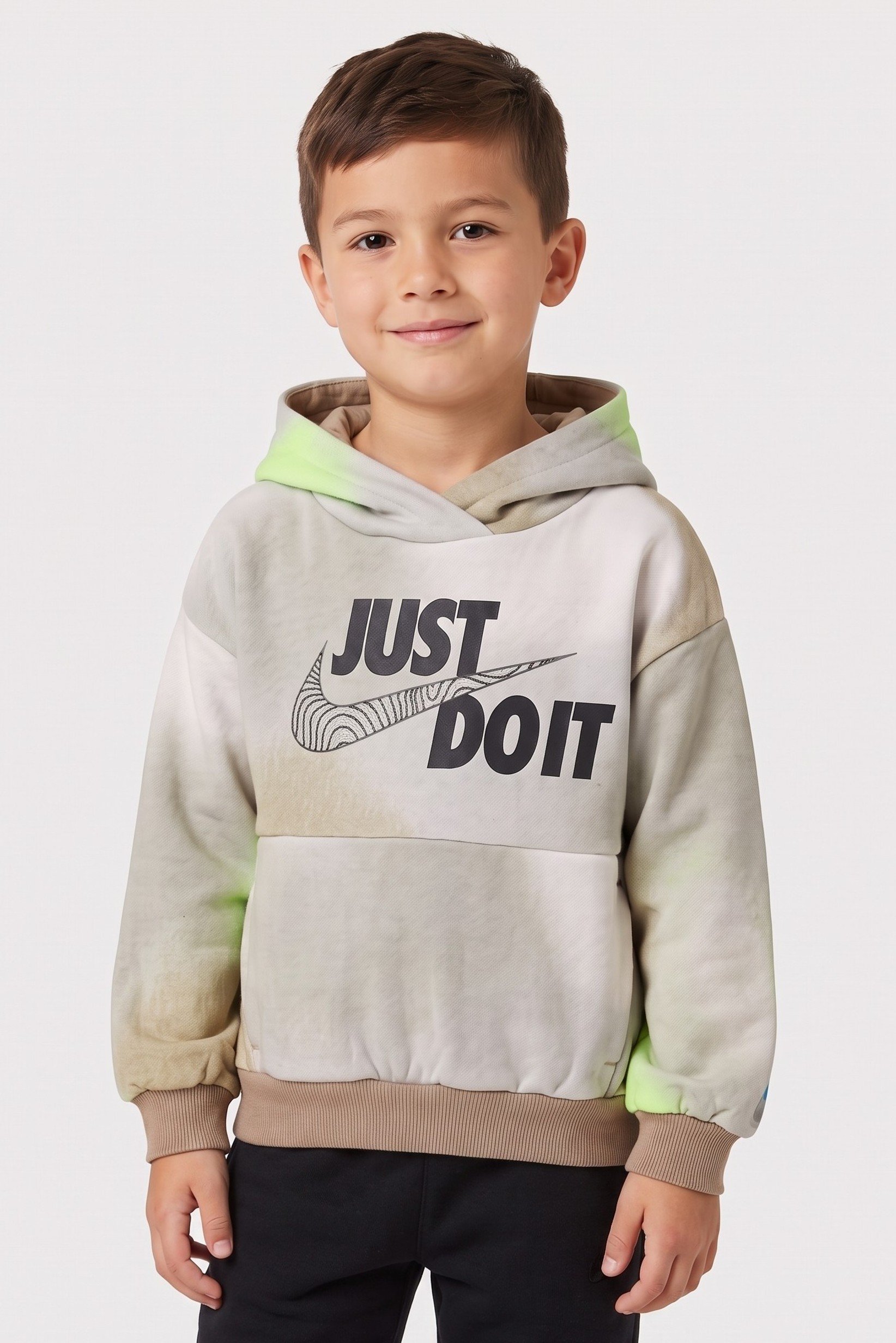 Kids Boy Long Sleeve Outdoor Hoodie, Multicolor