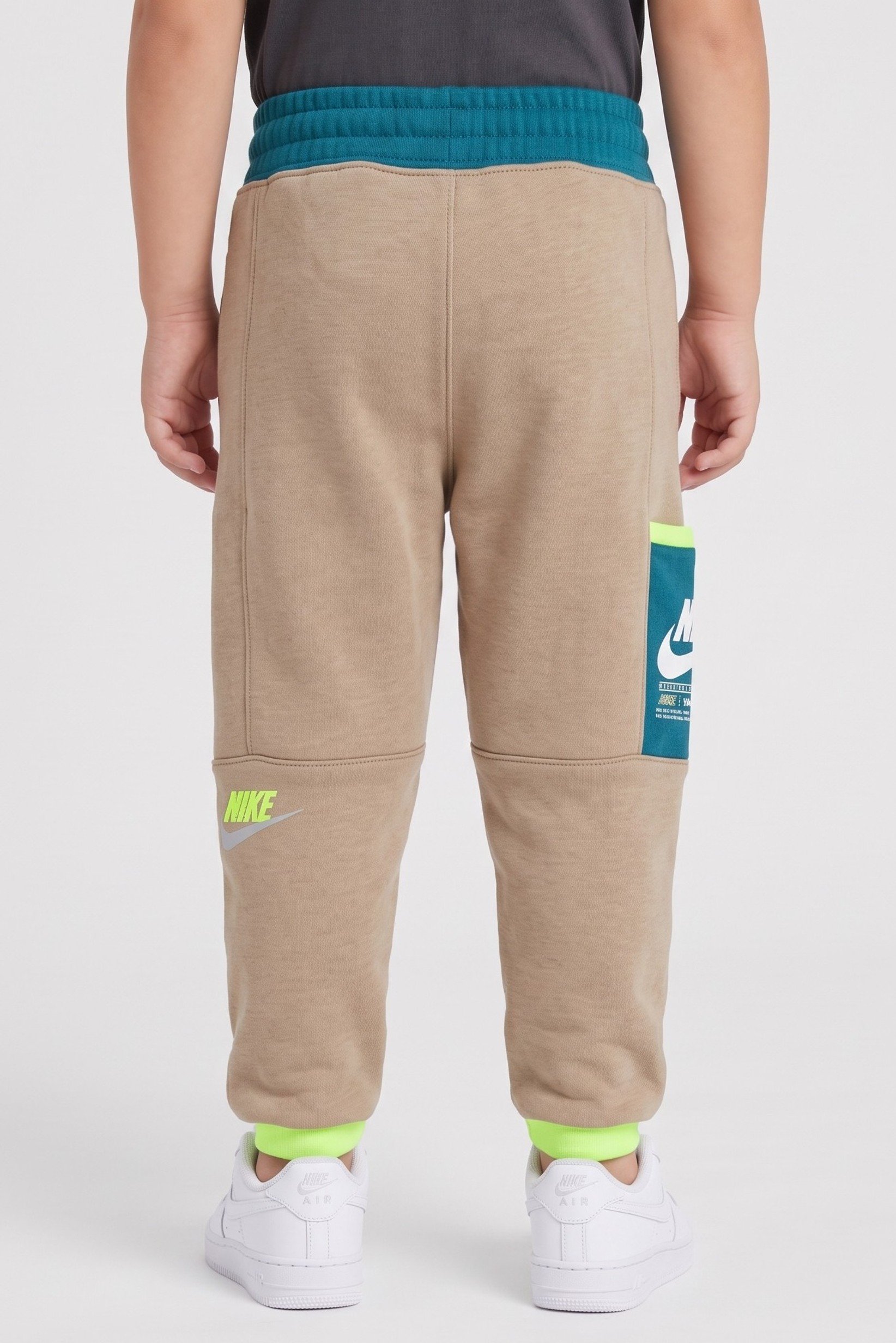 Toddlers Boy Brand Logo Sweatpants, Khaki