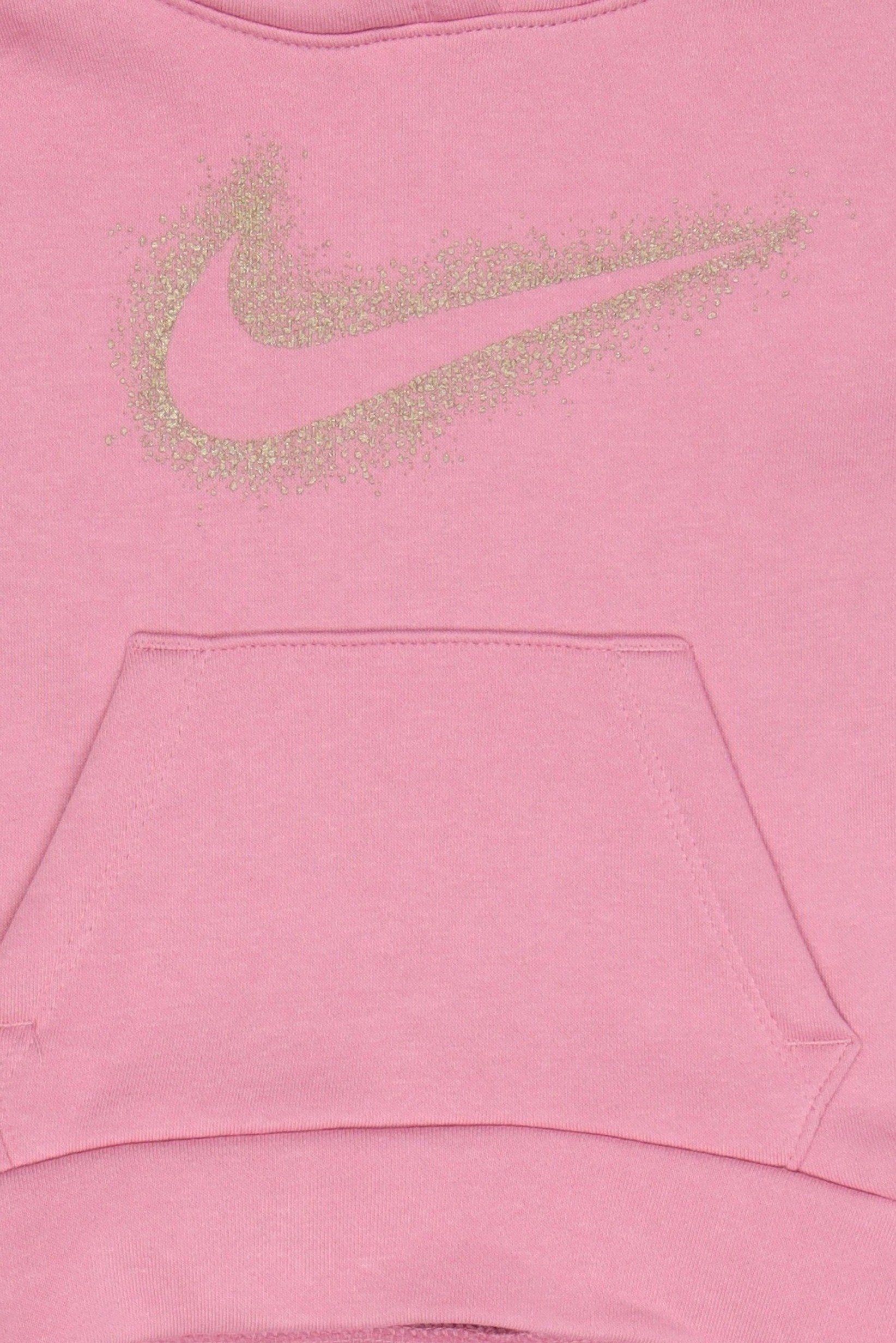 Toddlers Girl Long Sleeve Outdoor Hoodie, Old Rose