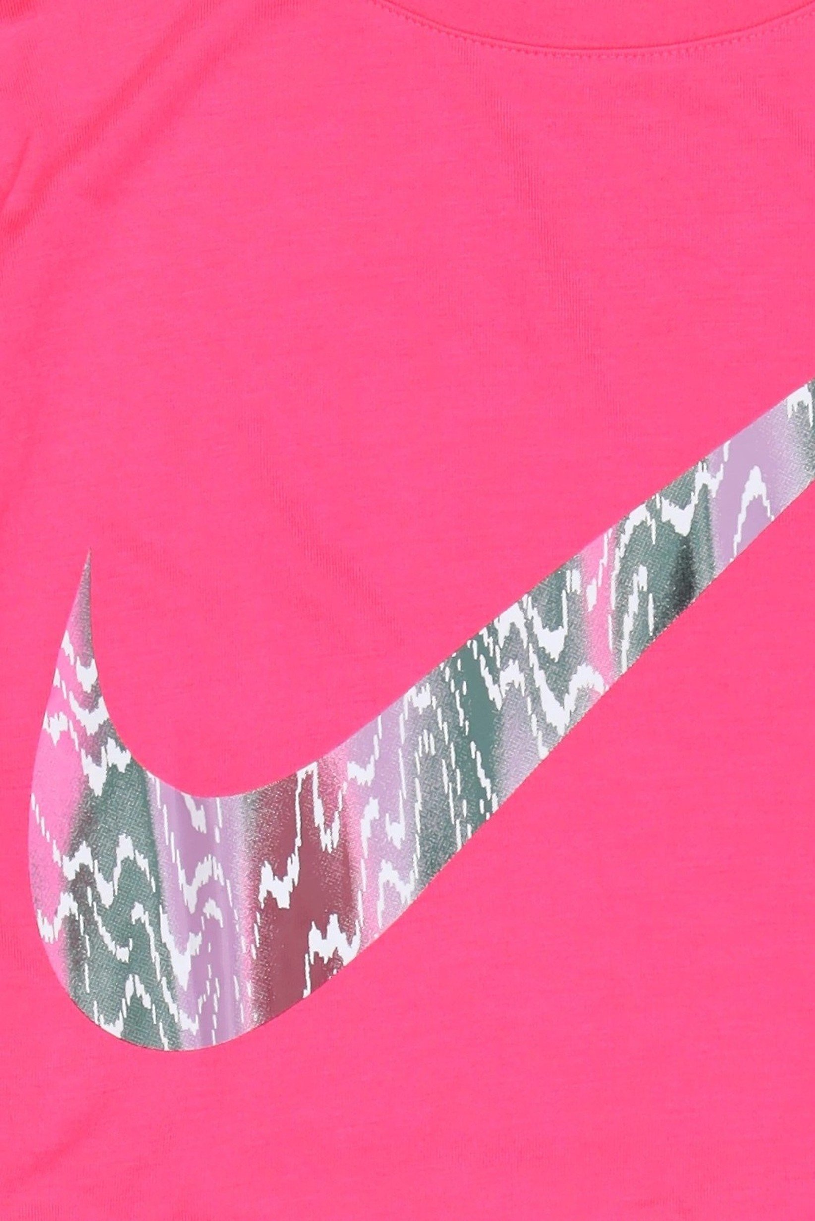 Toddlers Girl Long Sleeve Brand Logo Top, Pink