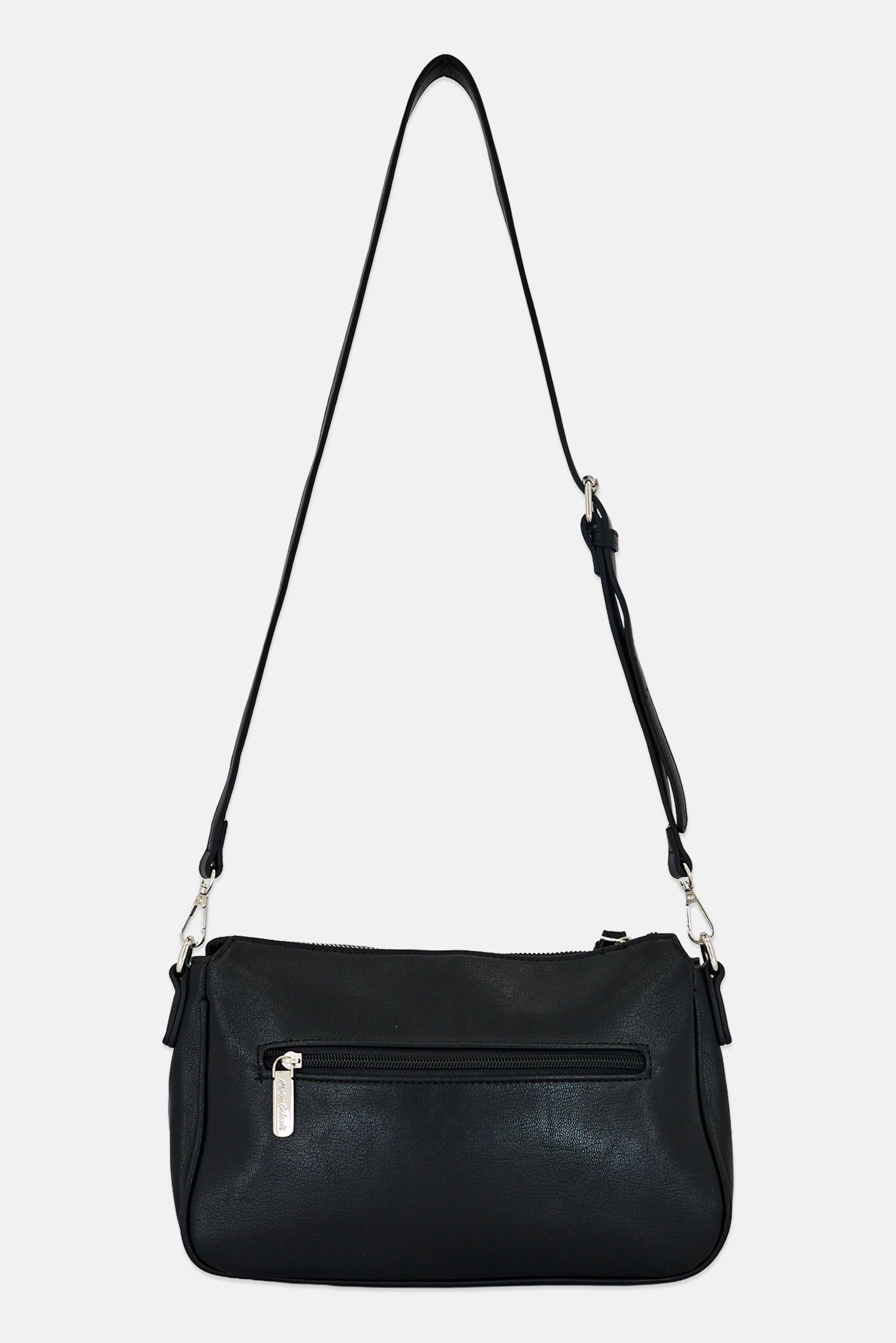 Women Brand Logo Cross Body Bag, Black