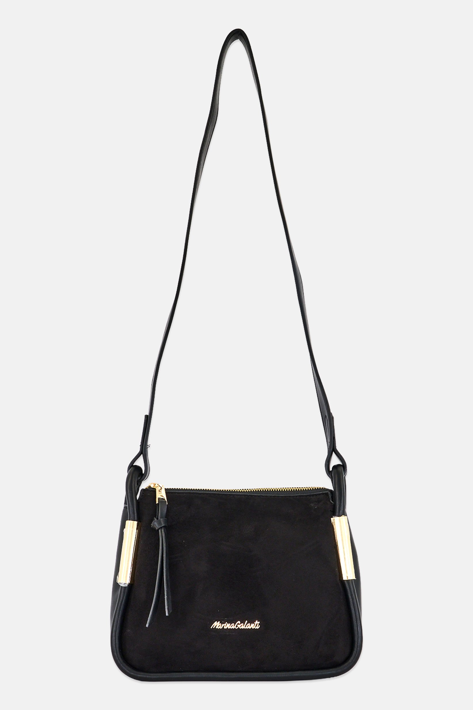 Women Brand Logo Cross Body Bag, Black