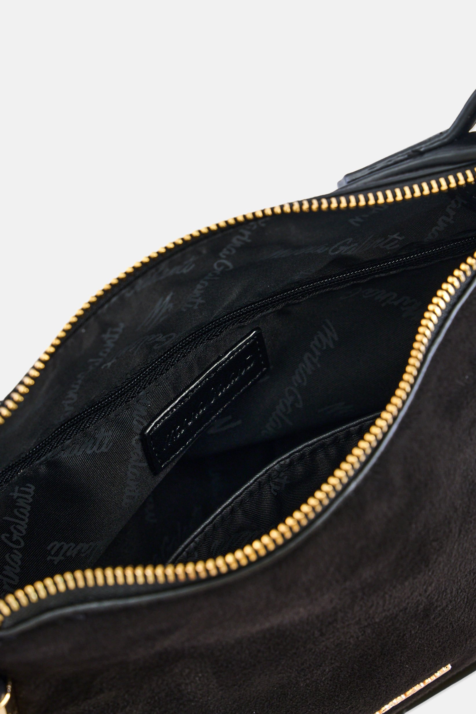 Women Brand Logo Cross Body Bag, Black