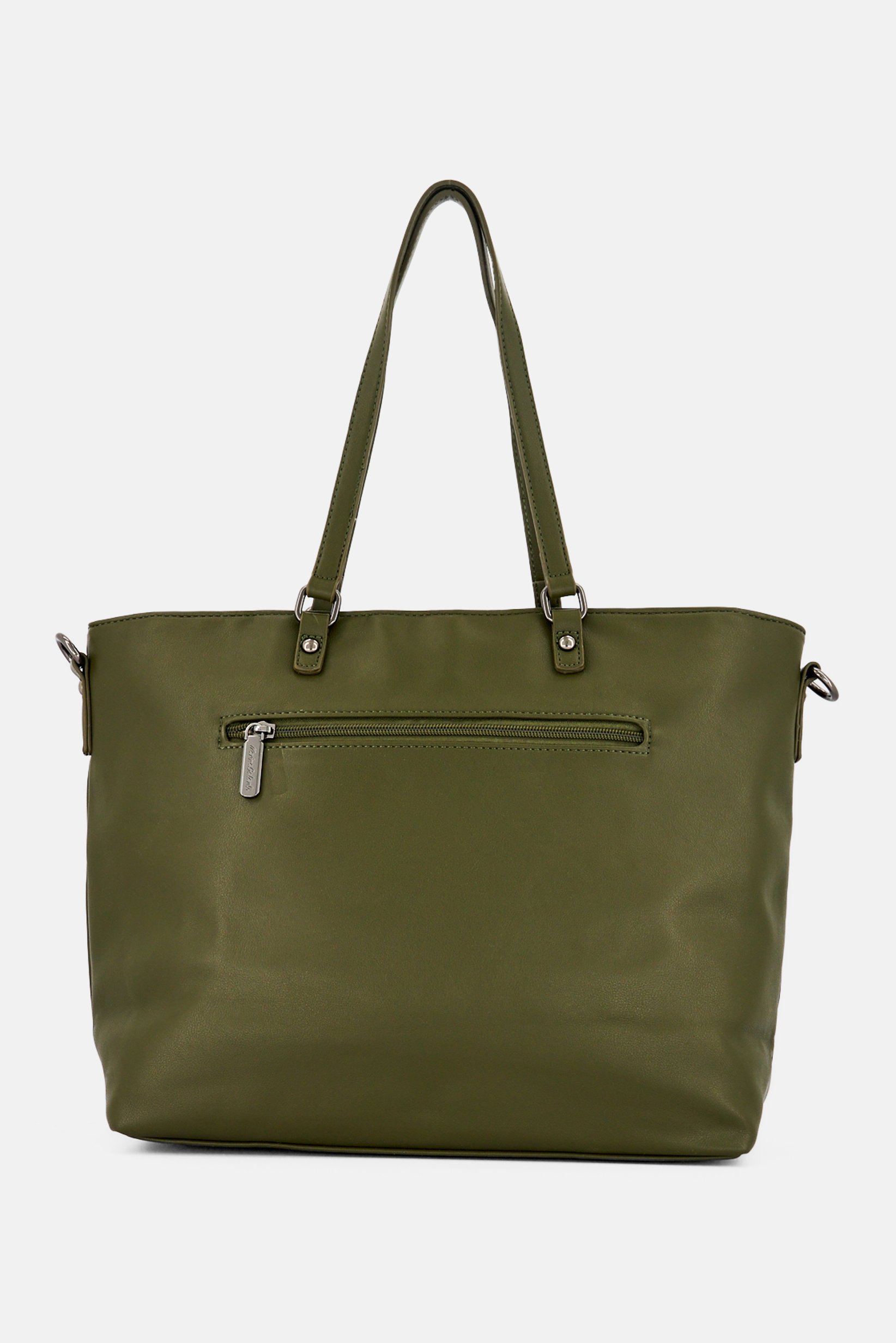 Women Brand Logo Tote Bag, Olive