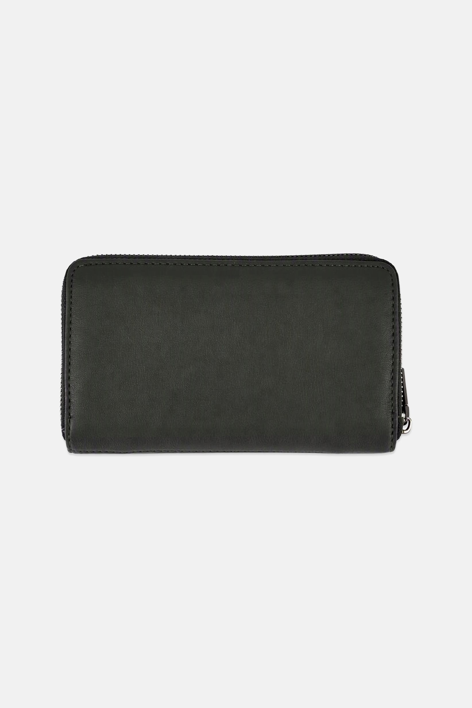 Women Brand Logo Wallets, Dark Grey