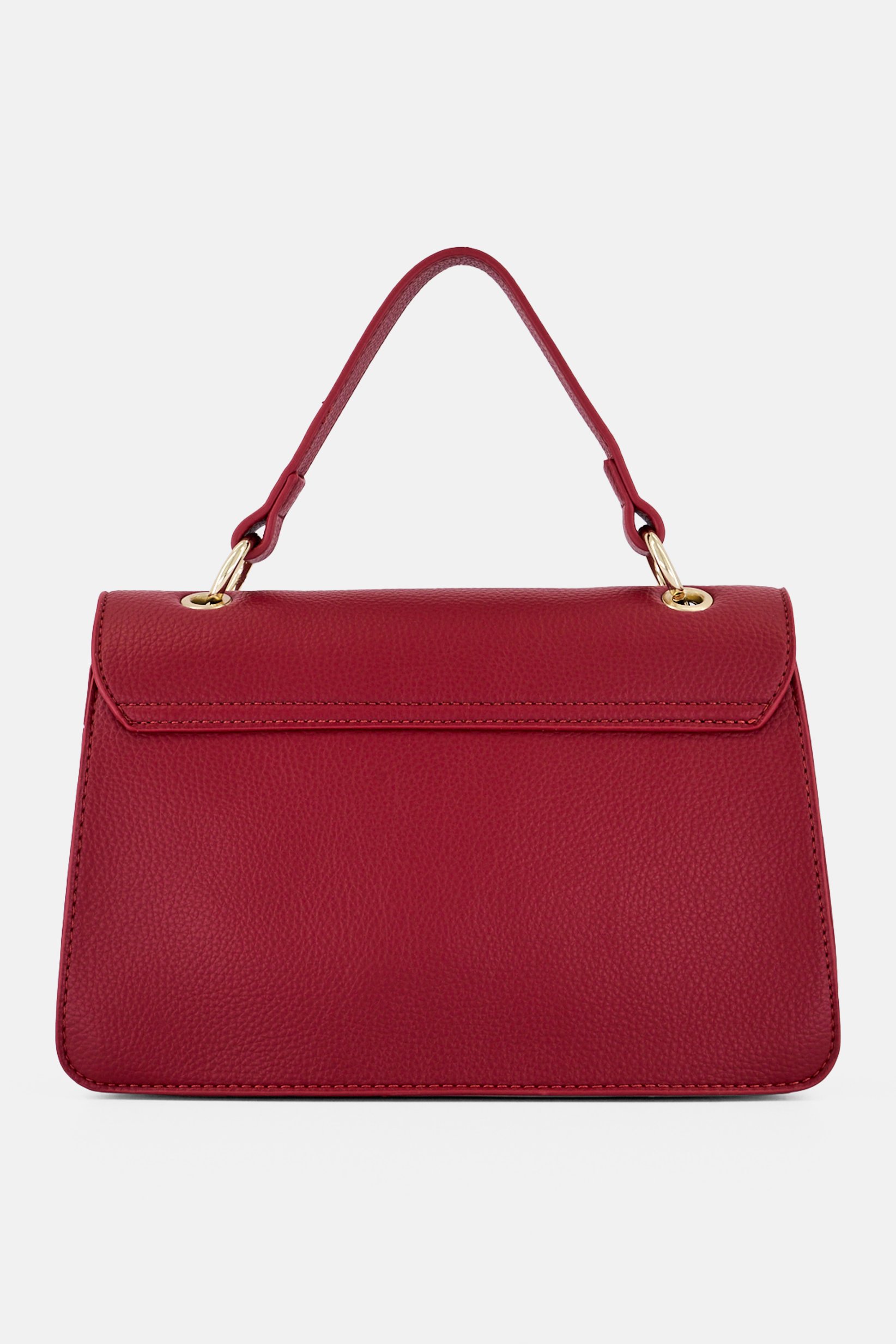 Women Brand Logo Handbag, Maroon