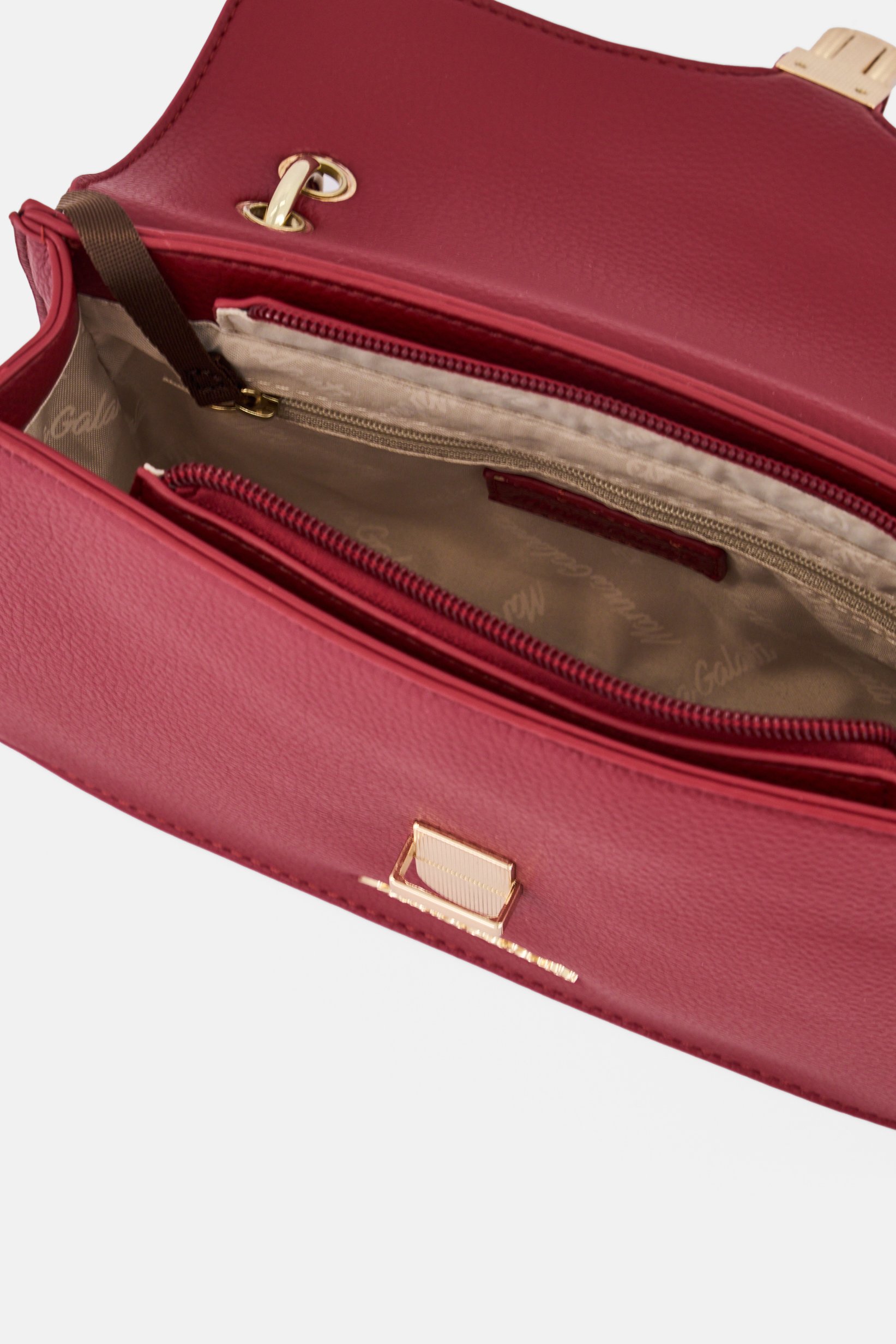 Women Brand Logo Handbag, Maroon