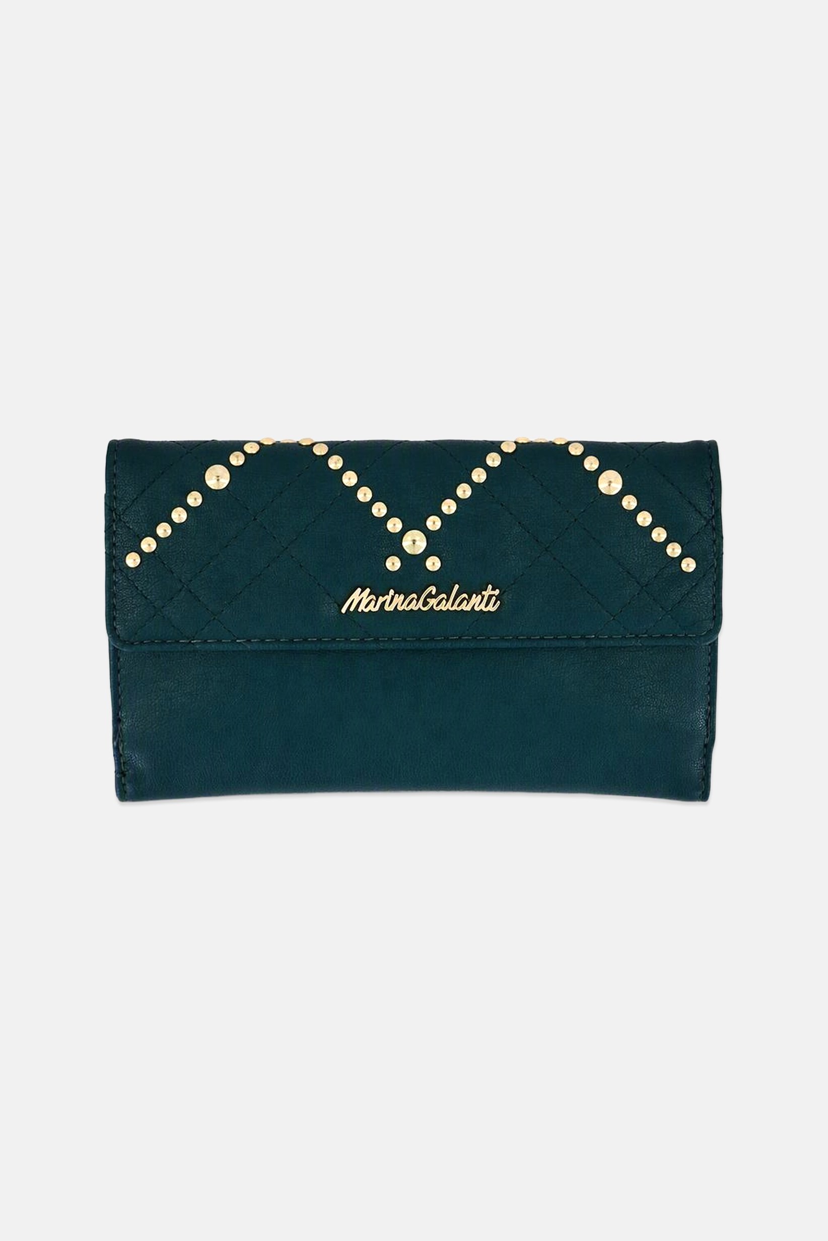 Women Brand Logo Purse, Green